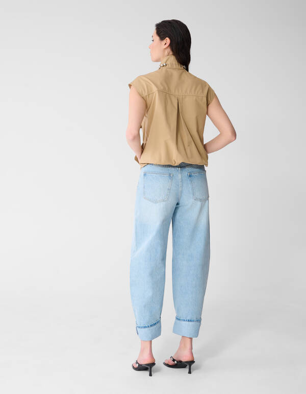 Sleeveless Cargo Jack Beige SHOEBY WOMEN