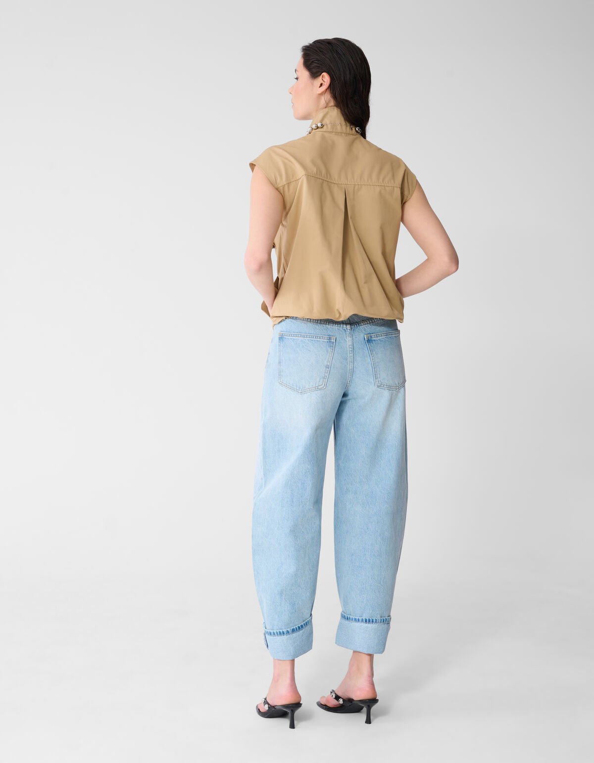 Sleeveless Cargo Jack Beige SHOEBY WOMEN