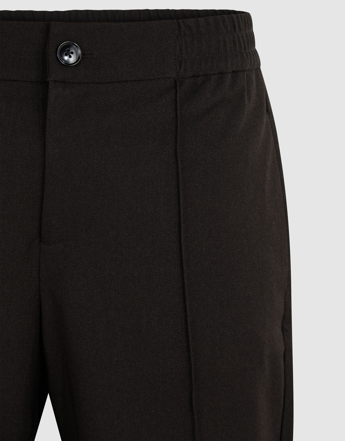 Twill Pintuck Broek Zwart SHOEBY MEN