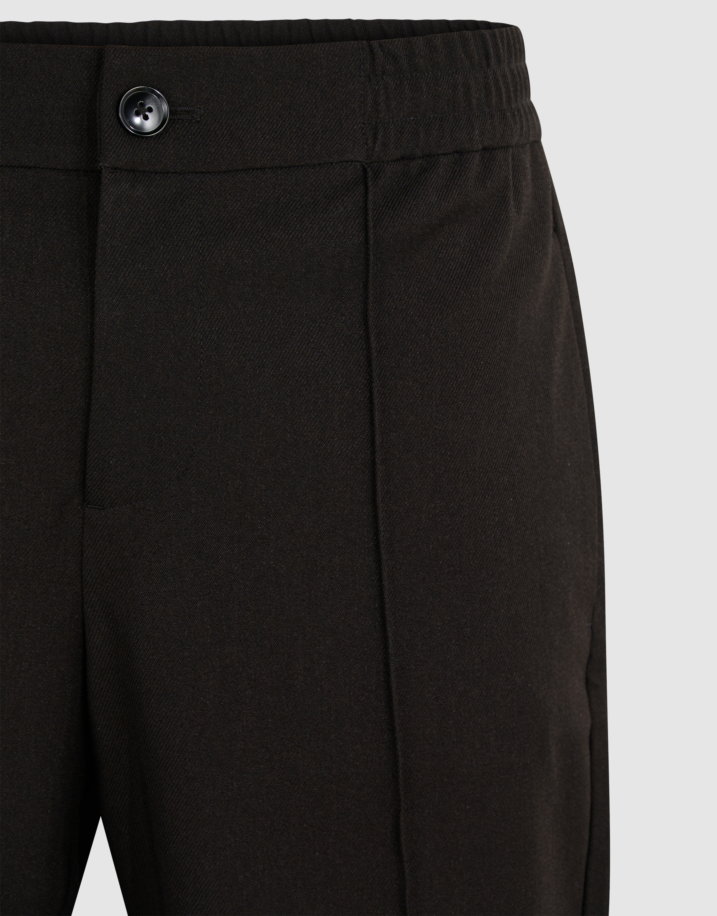 Twill Pintuck Broek Zwart SHOEBY MEN