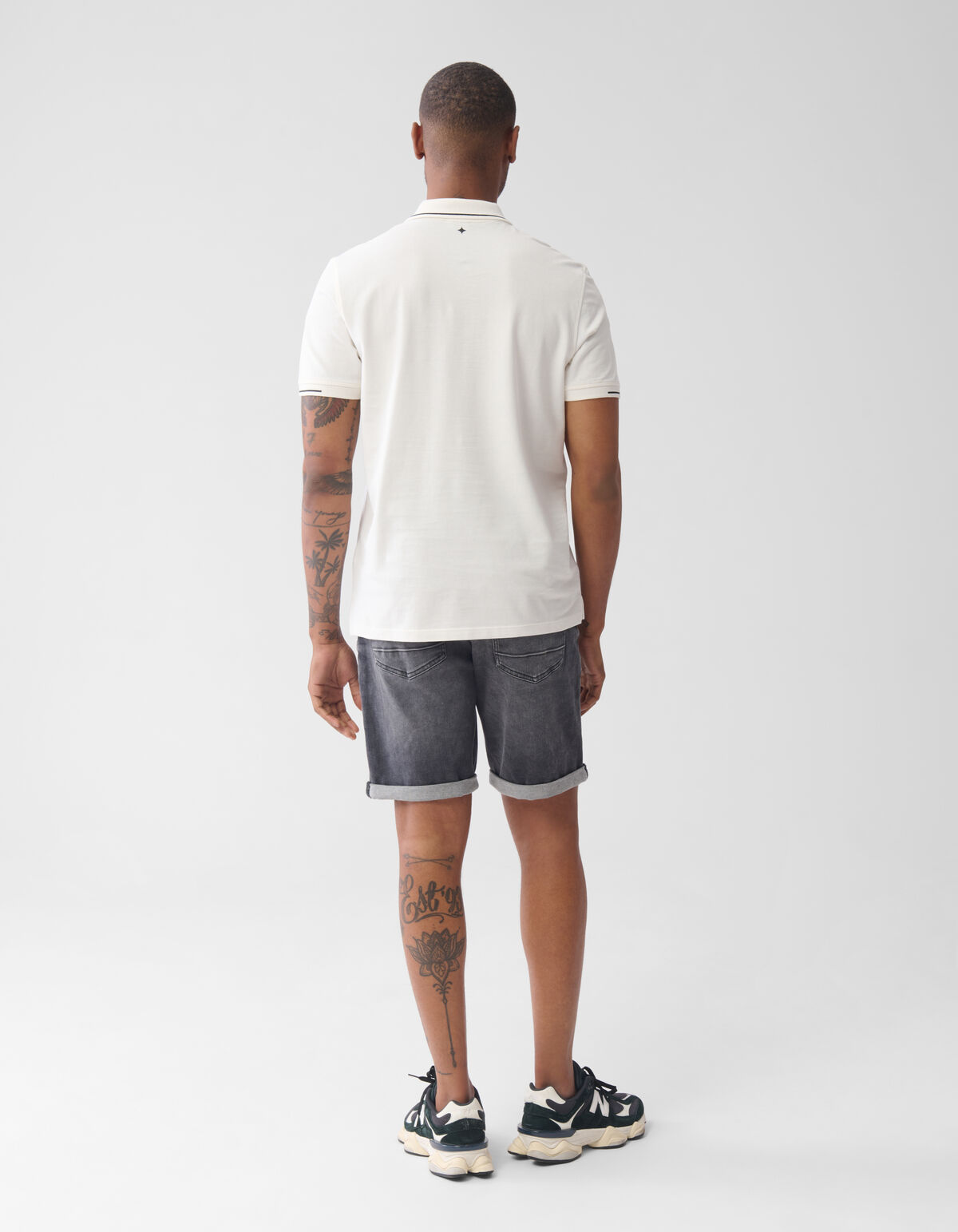 Pique Polo Gebroken Wit SHOEBY MEN