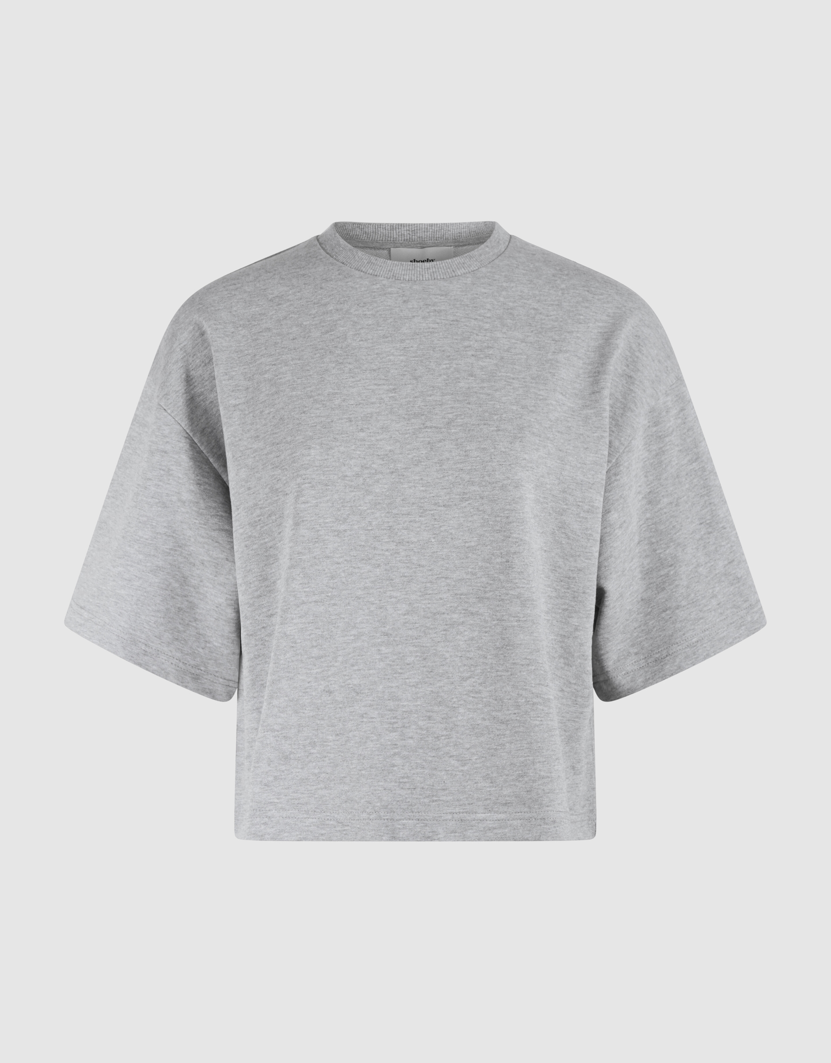 Oversized Sweat T-shirt Lichtgrijs SHOEBY WOMEN