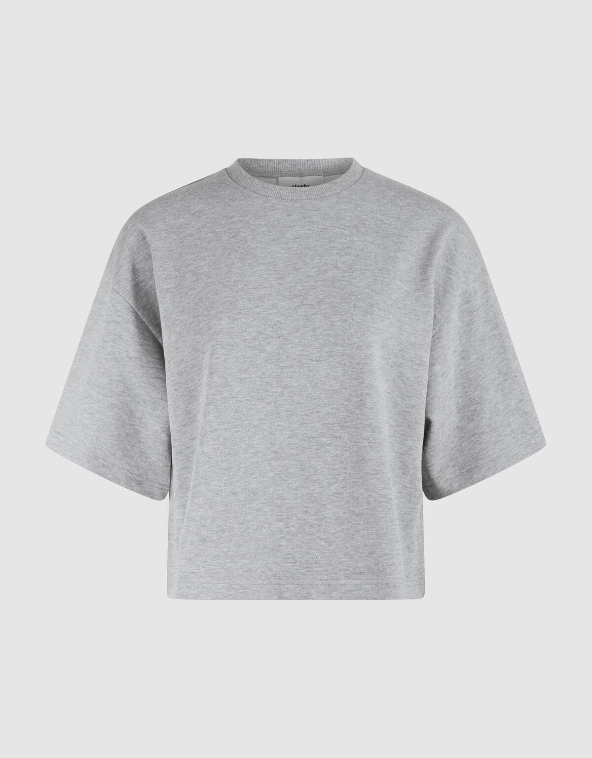 Oversized Sweat T-shirt Lichtgrijs SHOEBY WOMEN