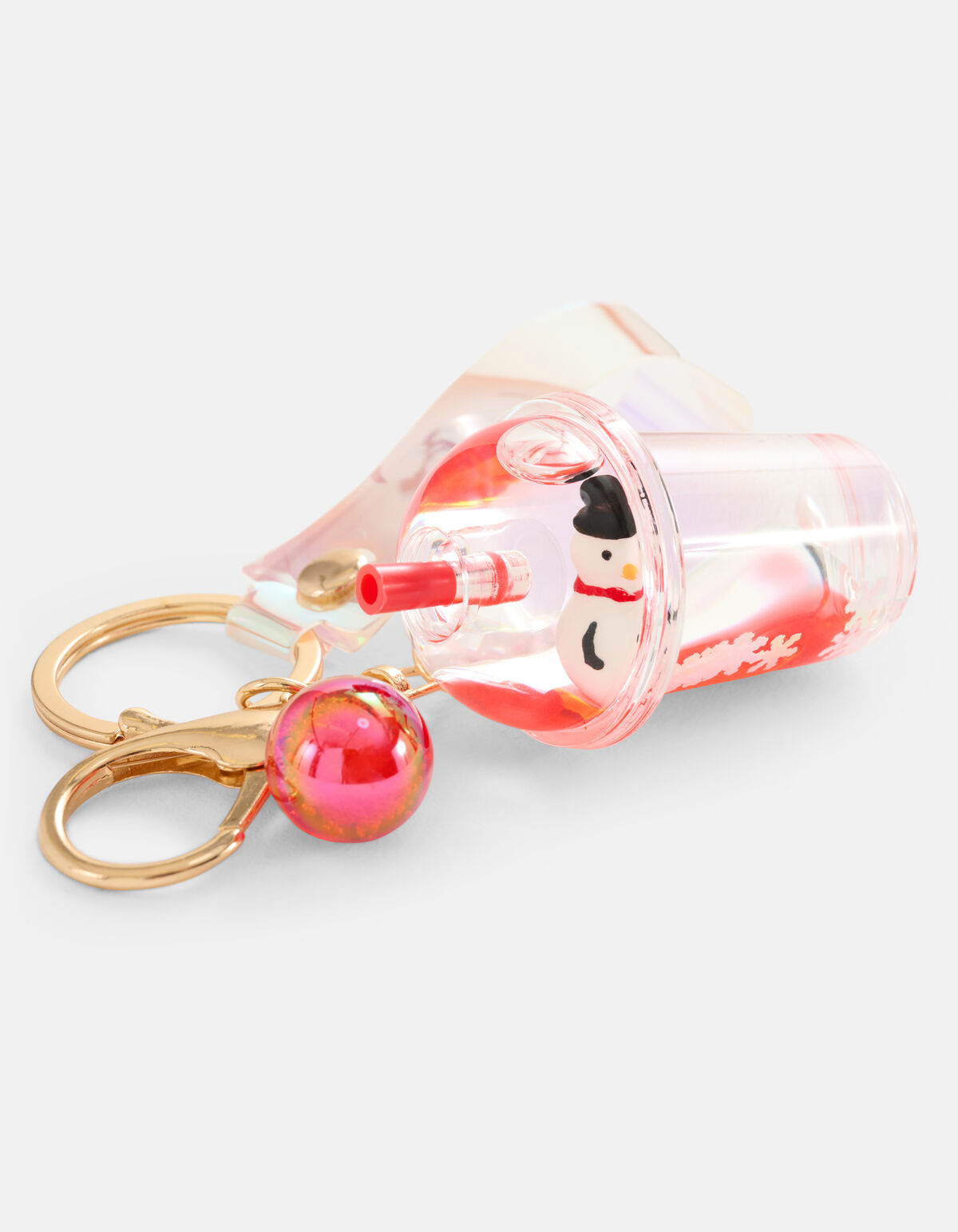 Milkshake Sleutelhanger Rood SHOEBY ACCESSOIRES