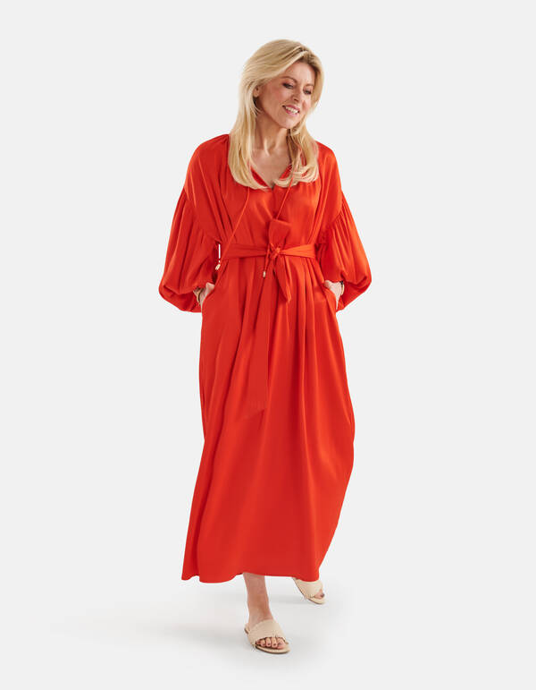 Solid Jurk Rood By Lonneke SHOEBY WOMEN