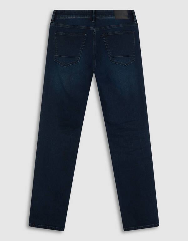 Straight Fit Jeans Blauw/Zwart L32 SHOEBY MEN