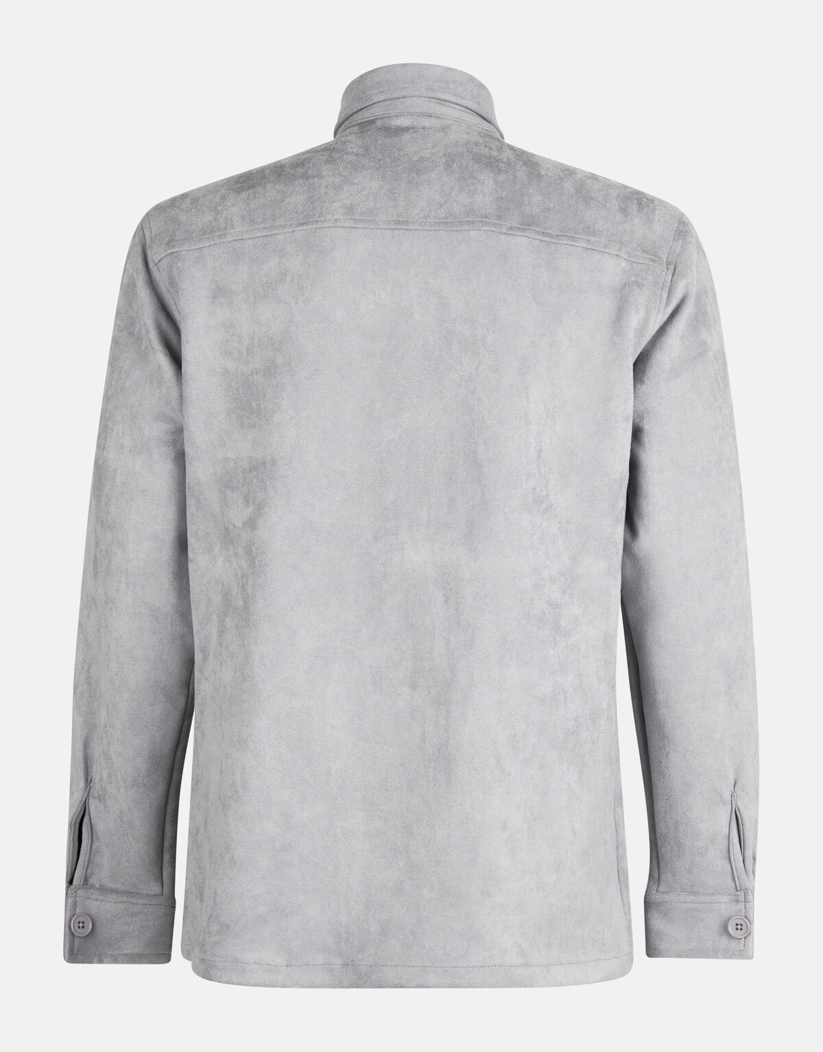 Suedine Overshirt Grijs REFILL