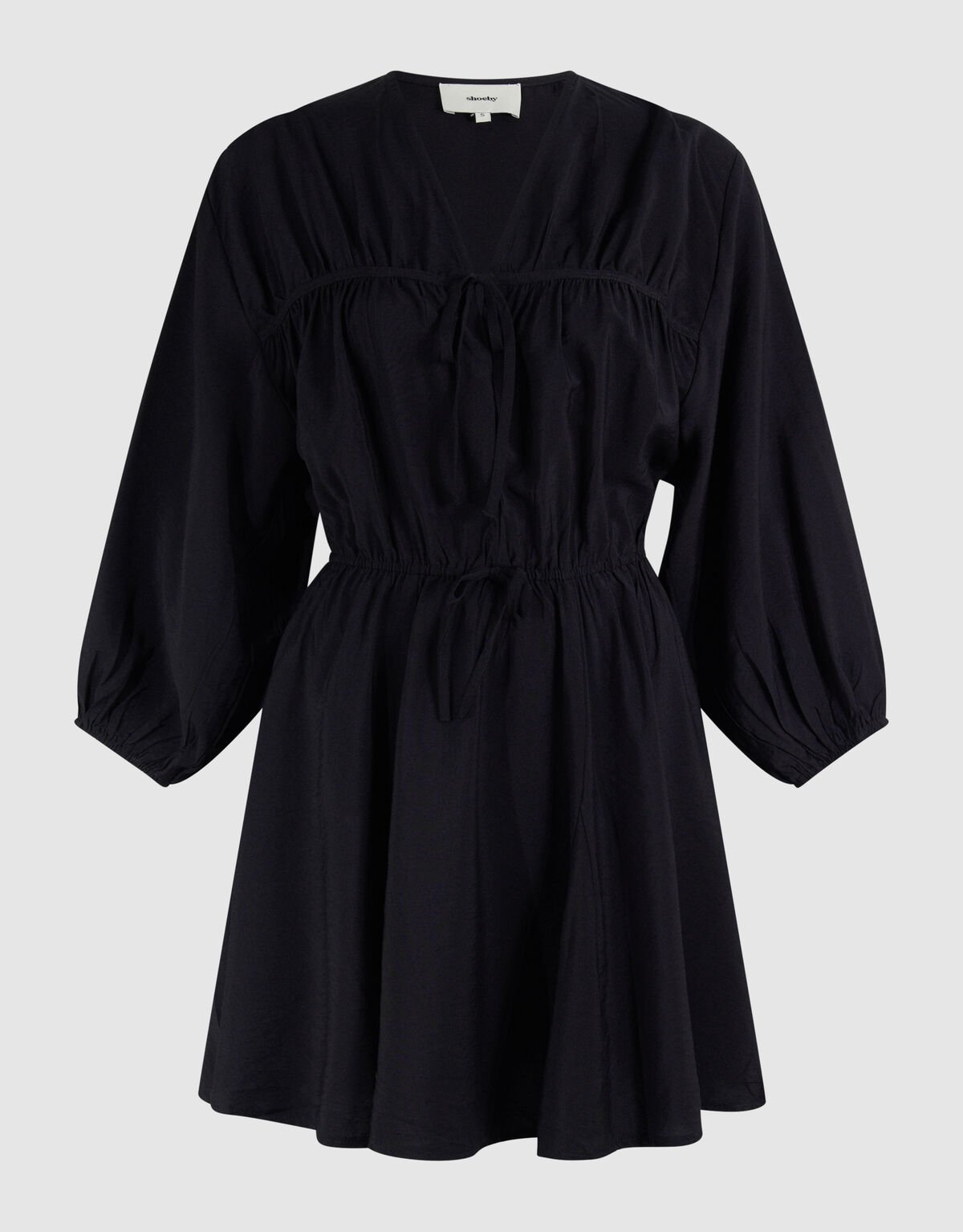 Puff Bow Mini Jurk Zwart SHOEBY WOMEN