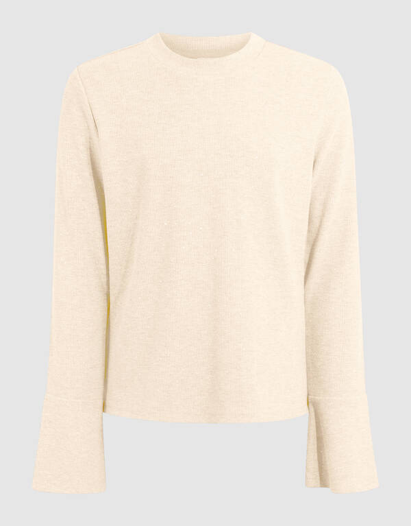 Strass Top Gebroken Wit SHOEBY GIRLS