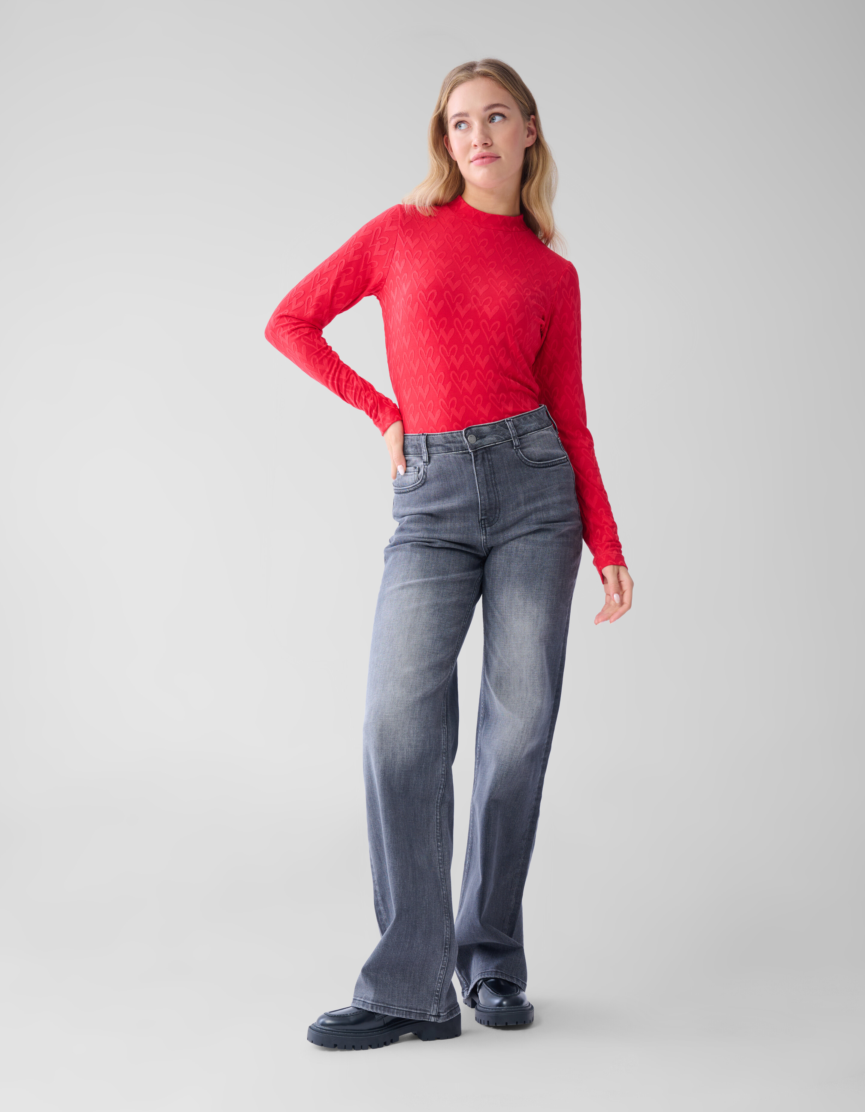Structuur Top Rood SHOEBY WOMEN
