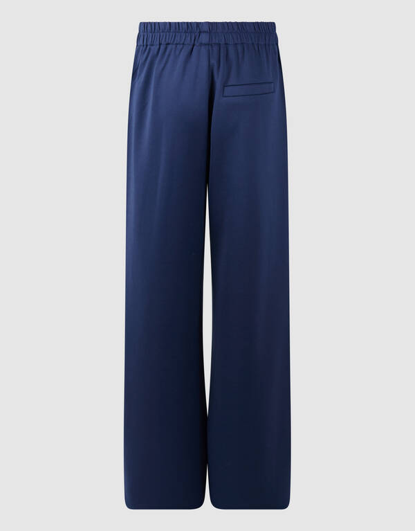 Wide Tape Broek Donkerblauw SHOEBY GIRLS