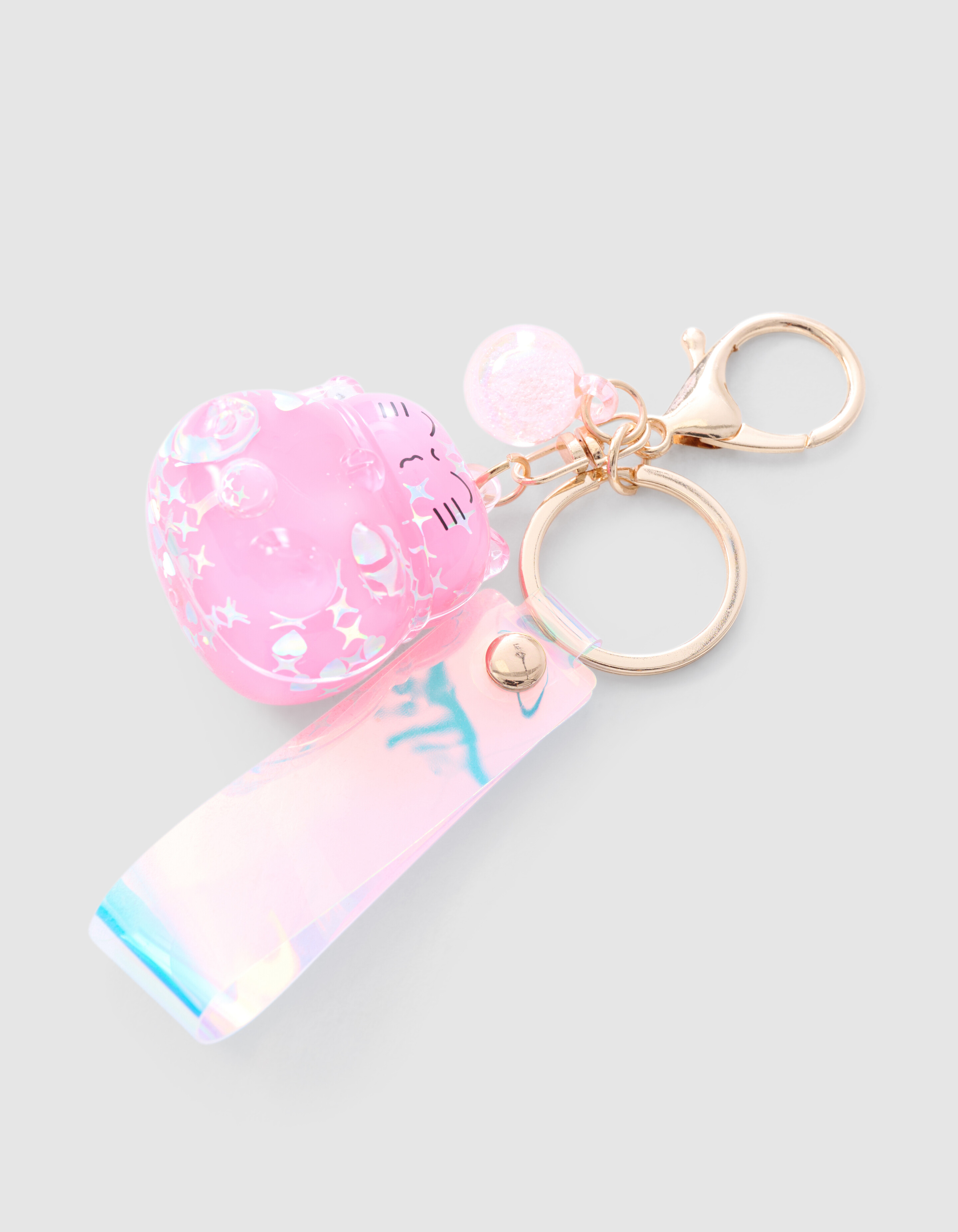 Kat Sleutelhanger Roze SHOEBY ACCESSOIRES