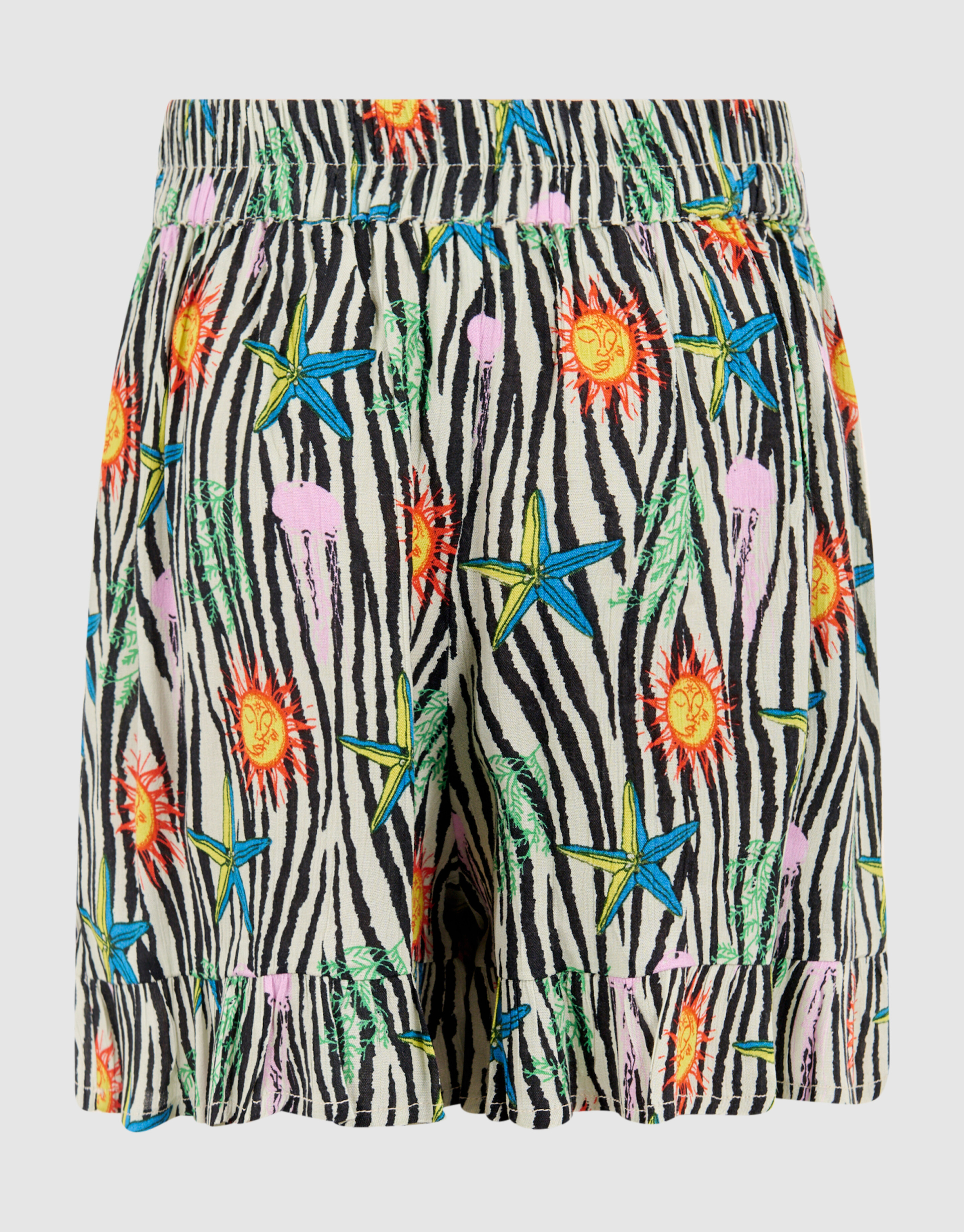 Printed Zebra Skort Gebroken Wit SHOEBY GIRLS