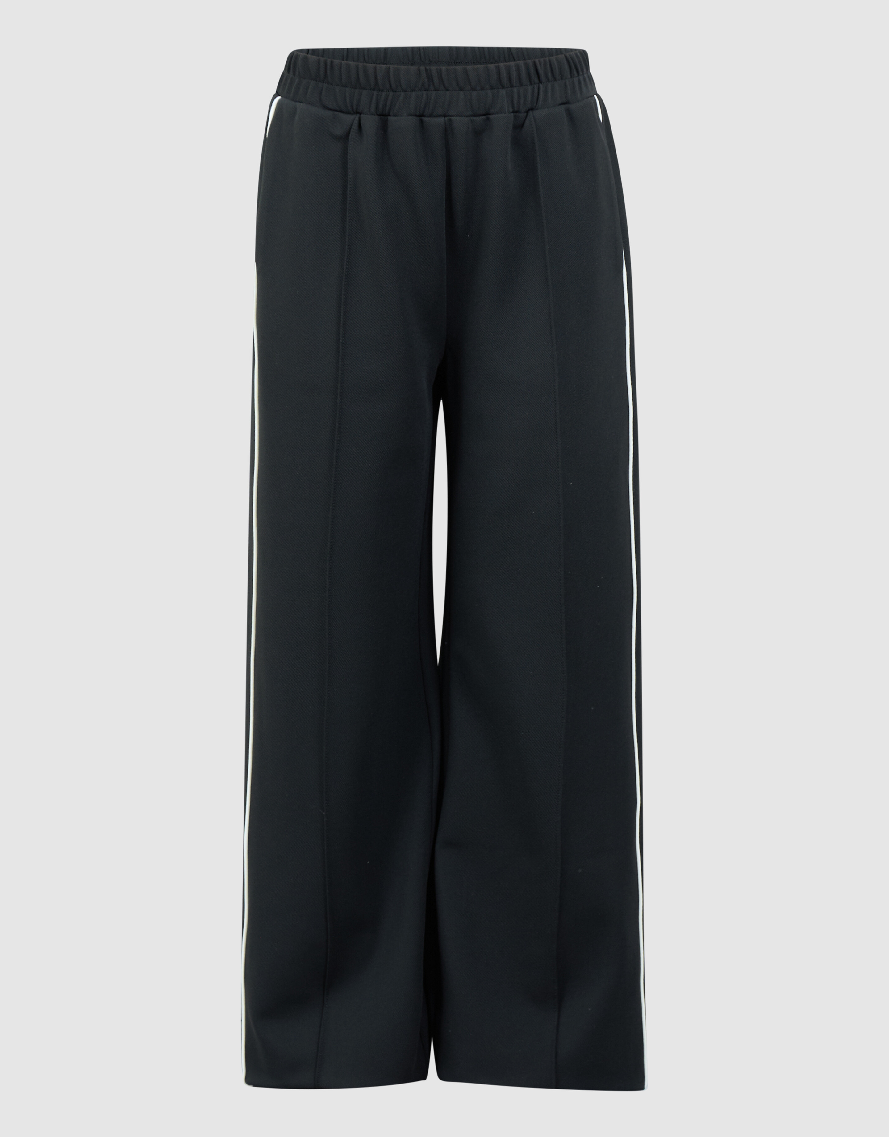 Piping Wide Leg Fit Broek Zwart SHOEBY GIRLS