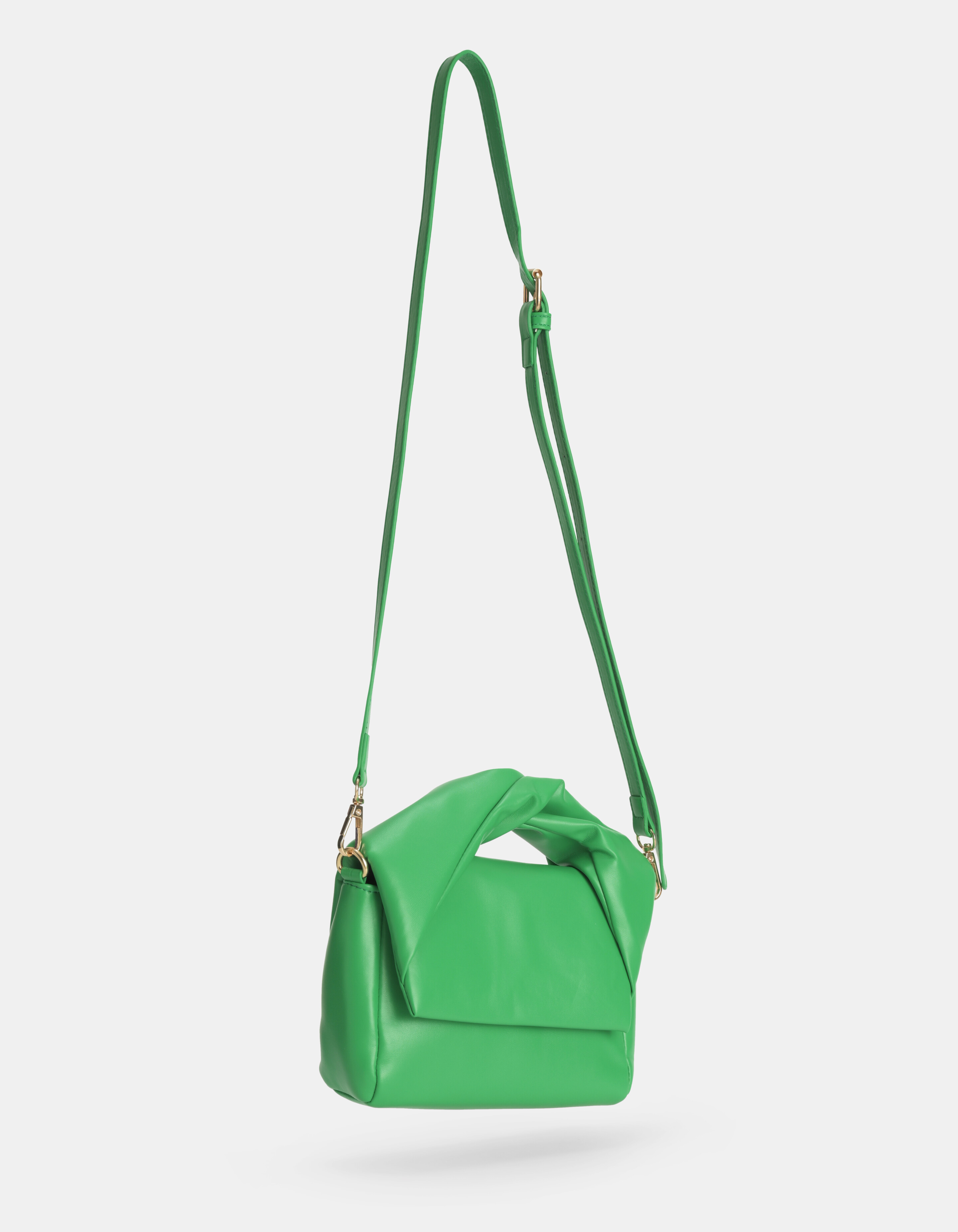 Geld rubber Boekwinkel Huichelaar Small Twisted Tas Groen | Shoeby