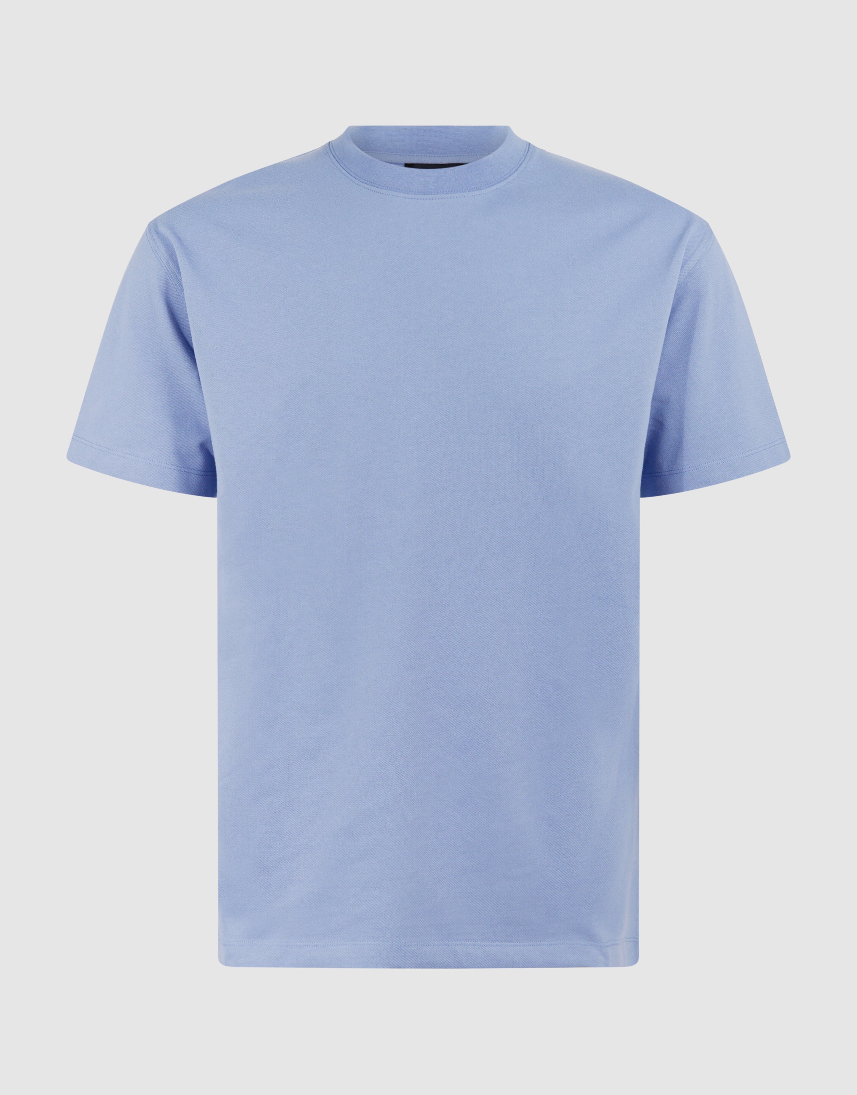 Crochet T-shirt Lichtblauw SHOEBY MEN