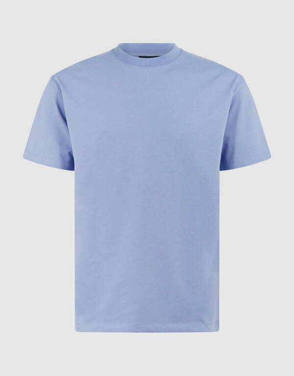 Crochet T-shirt Lichtblauw SHOEBY MEN