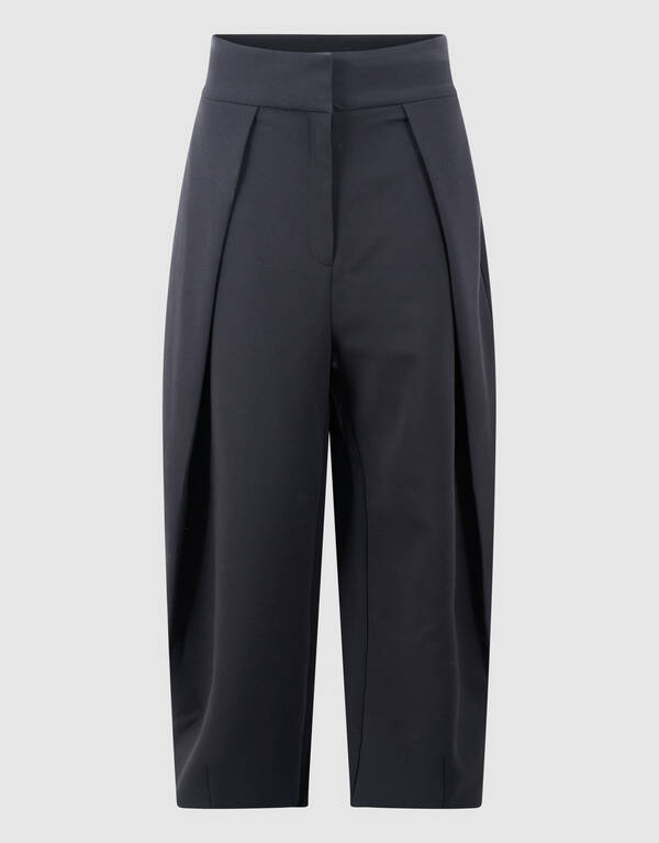 Extreme Pleat Barrel Fit Pantalon Zwart SHOEBY WOMEN