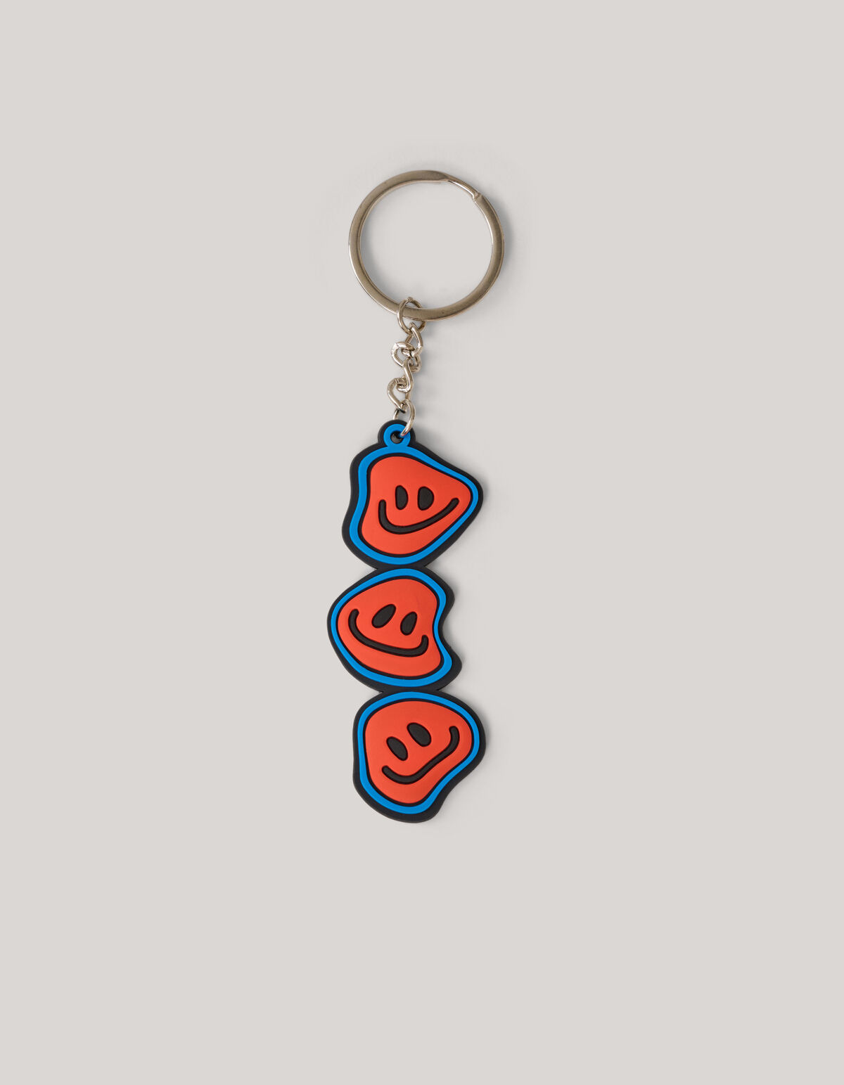 Smiley Sleutelhanger Blauw SHOEBY ACCESSOIRES