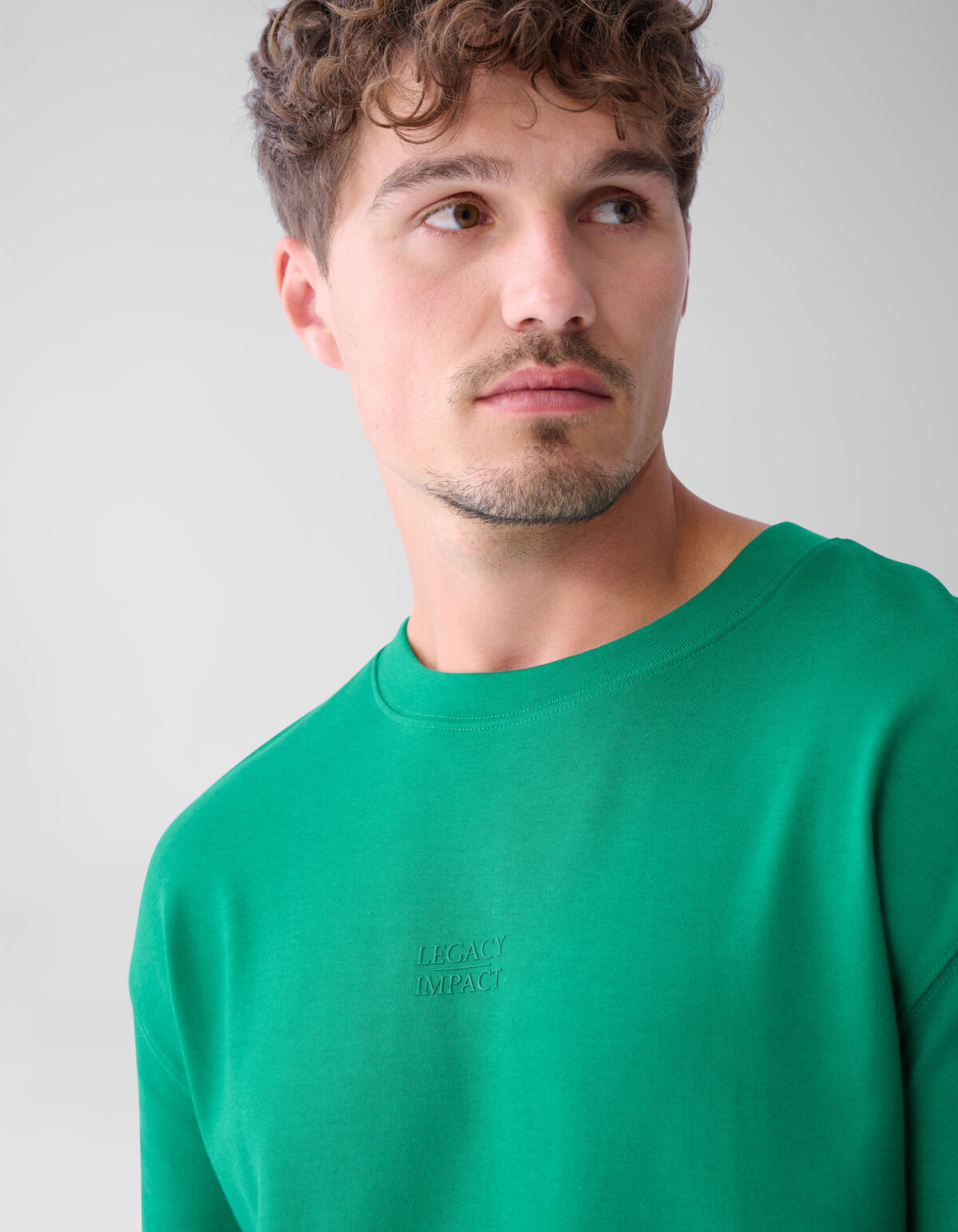 Artwork T-shirt Groen SHOEBY MEN