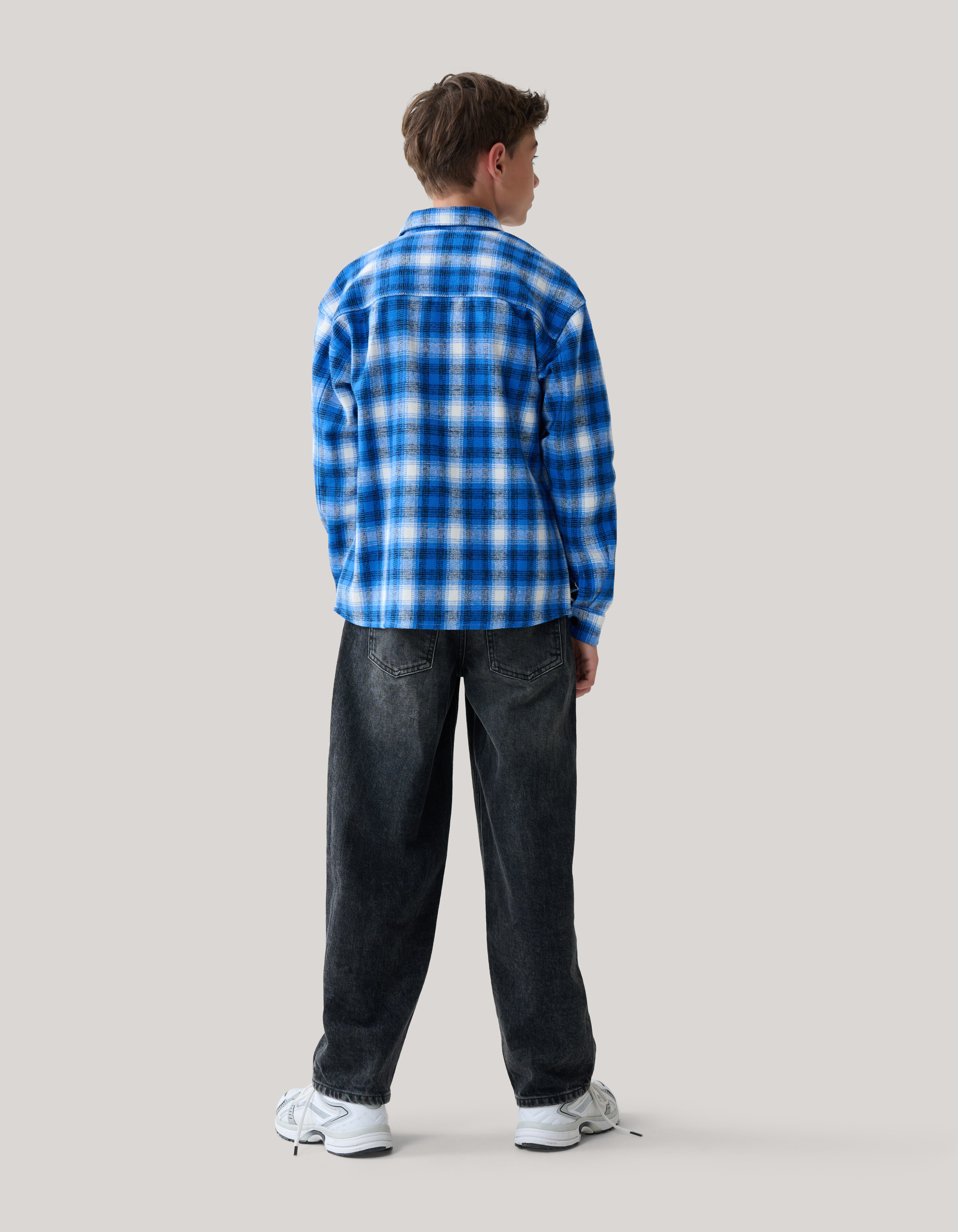 Ruiten Overshirt Blauw SHOEBY BOYS