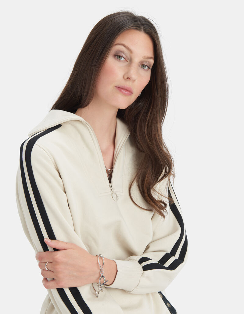 Zipper Sweat Jurk