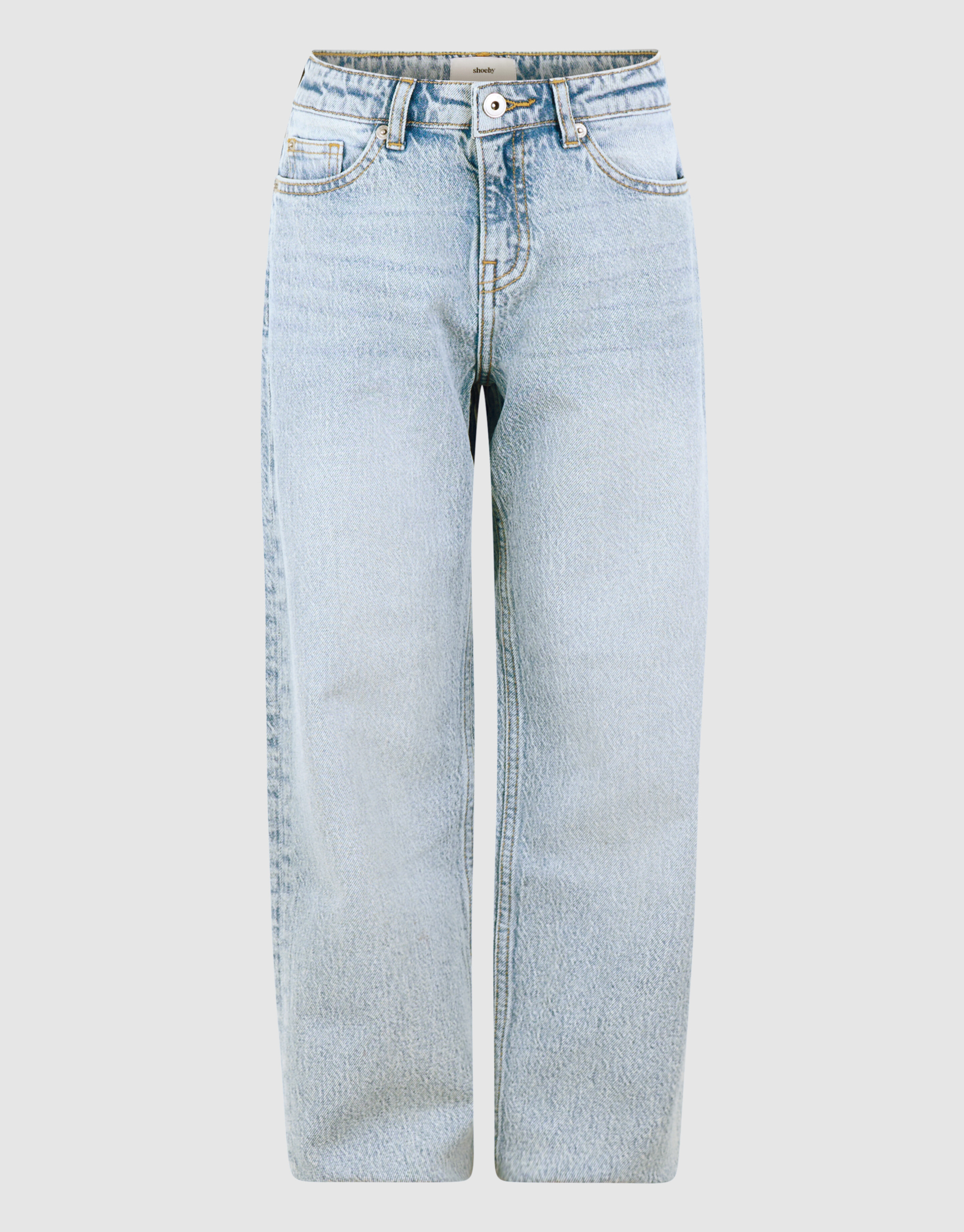 Baggy Fit Jeans Lichtblauw SHOEBY GIRLS