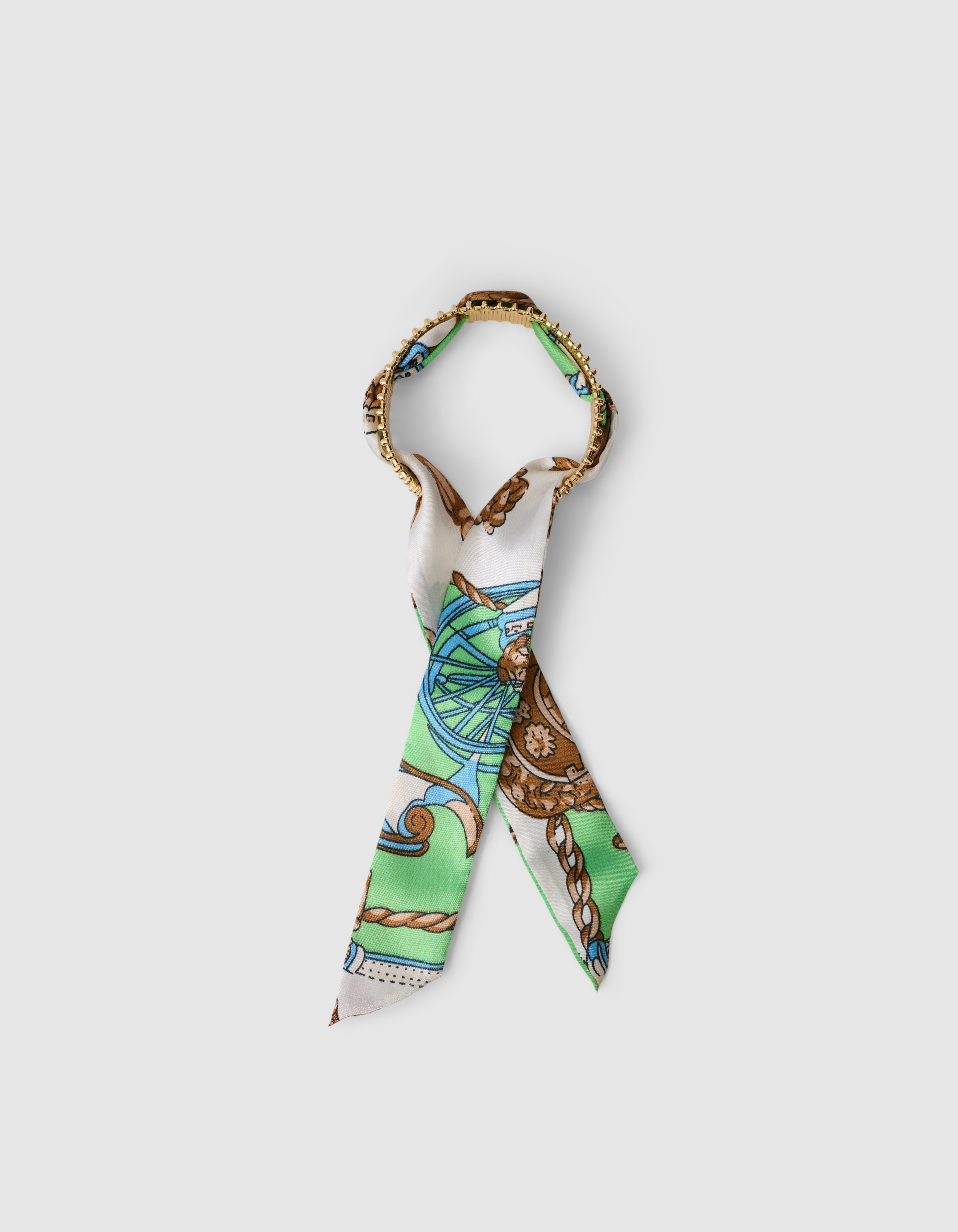 Printed Sjaal Armband Bruin SHOEBY ACCESSOIRES