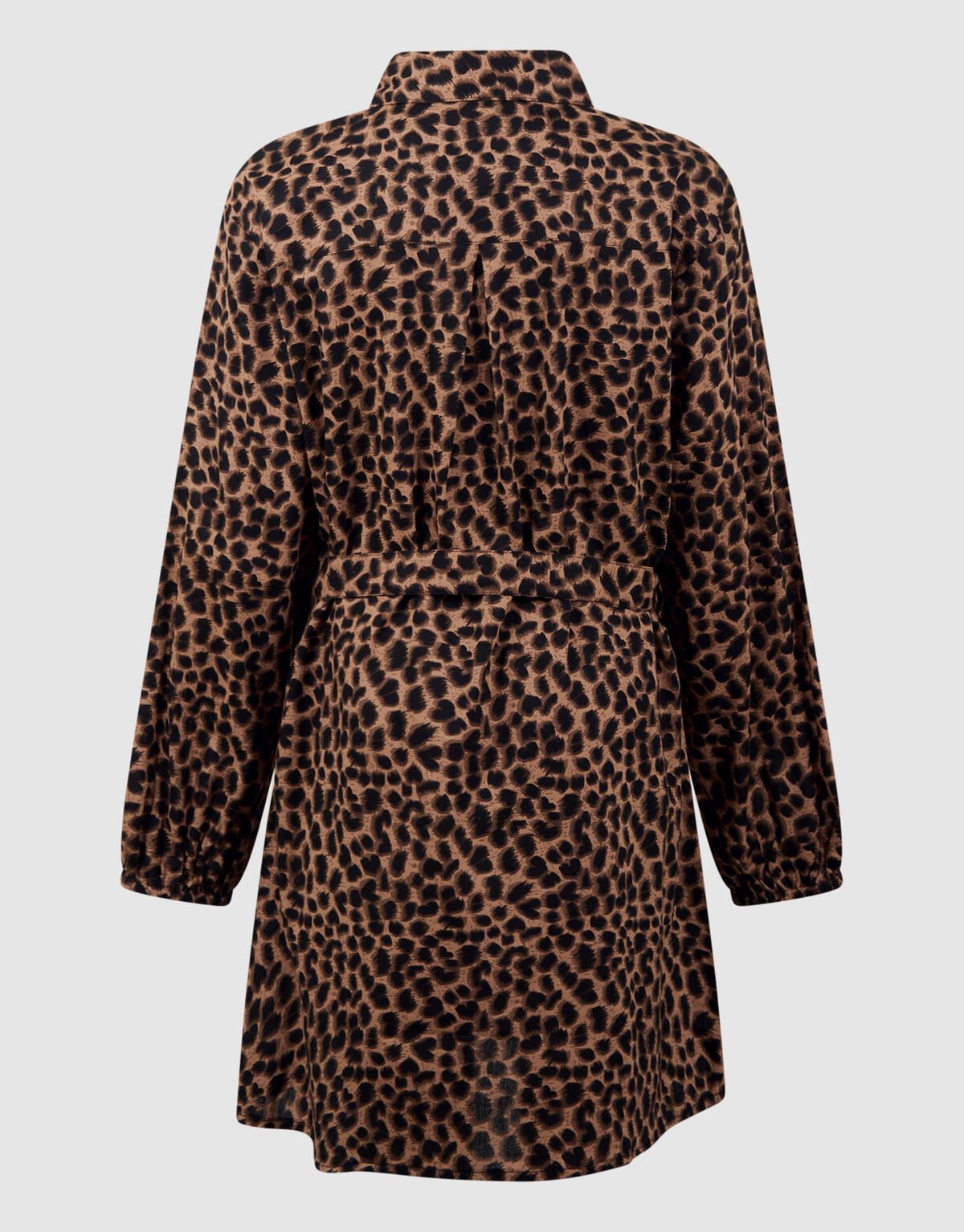 Leopard Mini Jurk Bruin SHOEBY GIRLS