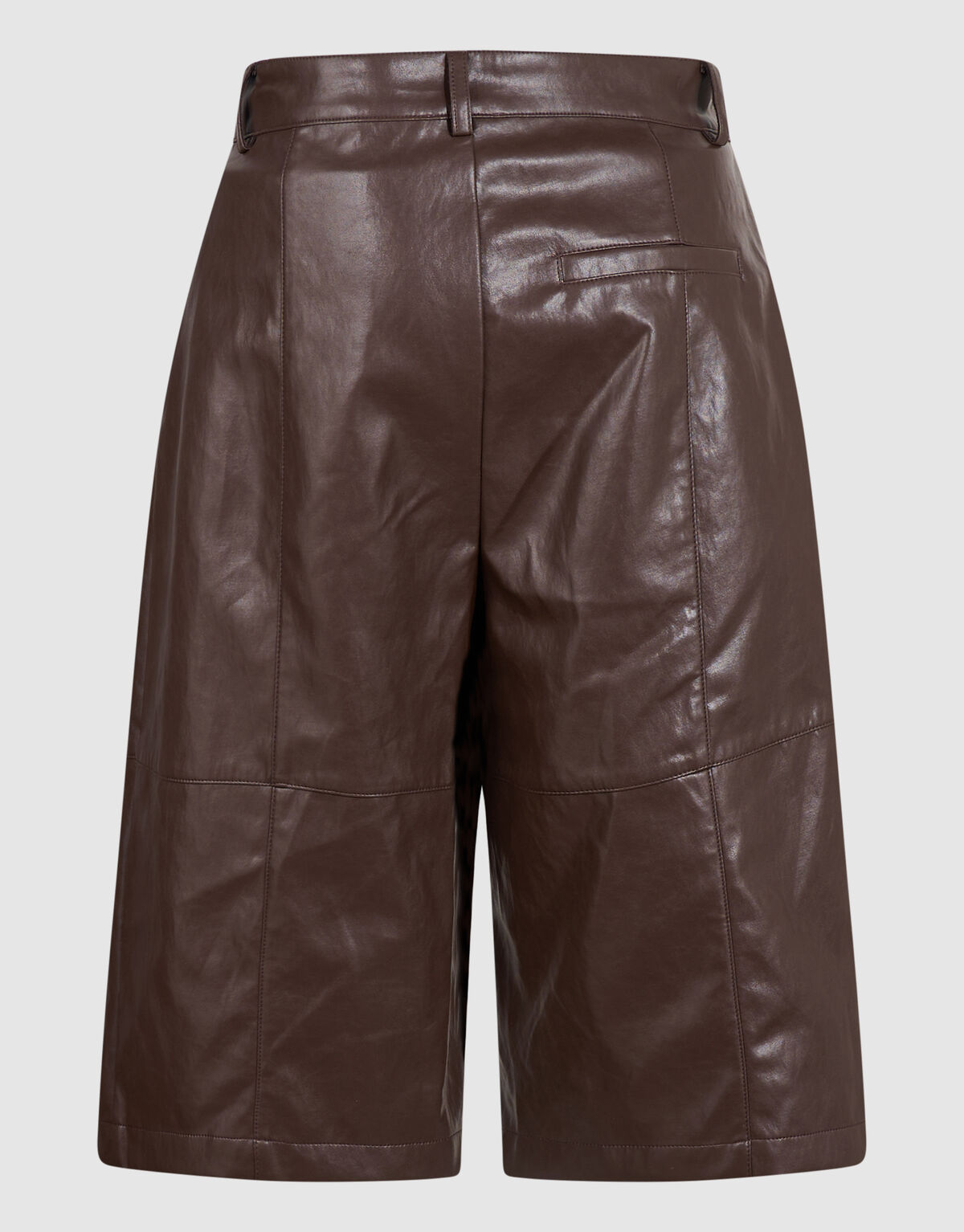 Vegan Leren Bermuda Donkerbruin By Mieke SHOEBY WOMEN