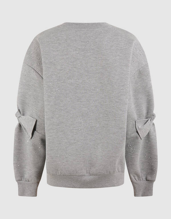 Oversized Strik Sweater Grijs SHOEBY GIRLS