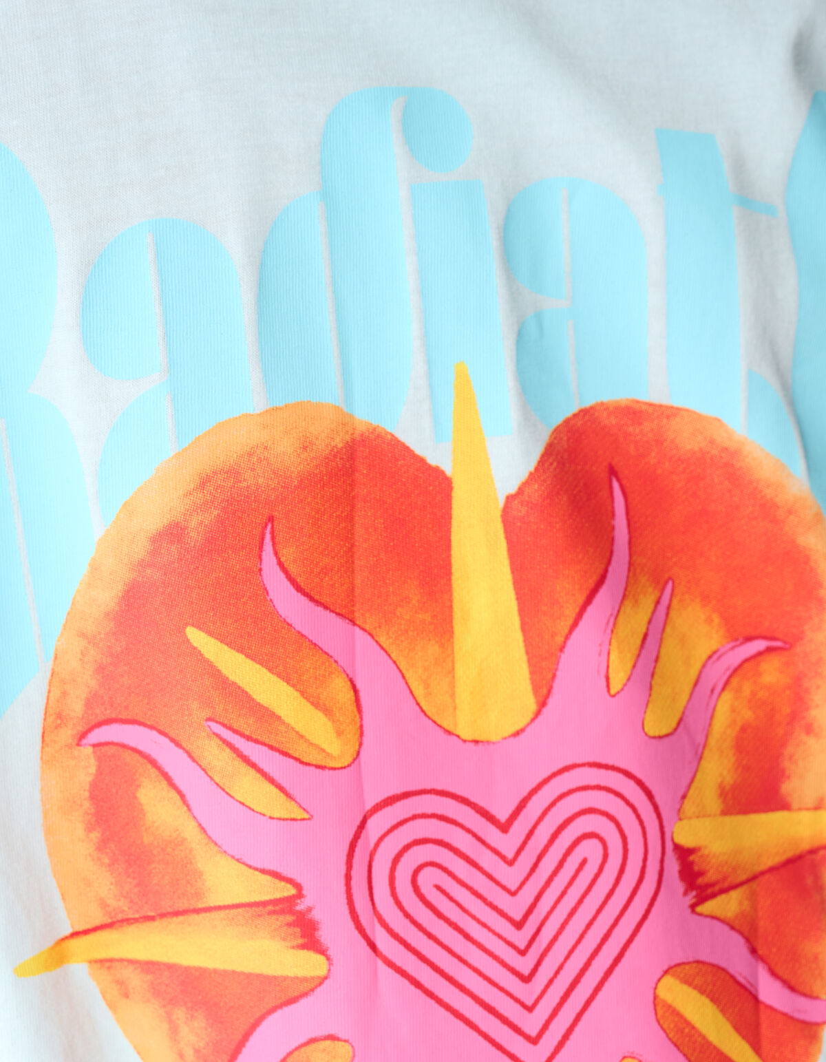 Radiate Artwork T-shirt Lichtblauw SHOEBY GIRLS