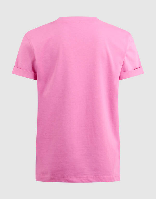 Mon Amour Artwork T-shirt Roze SHOEBY GIRLS