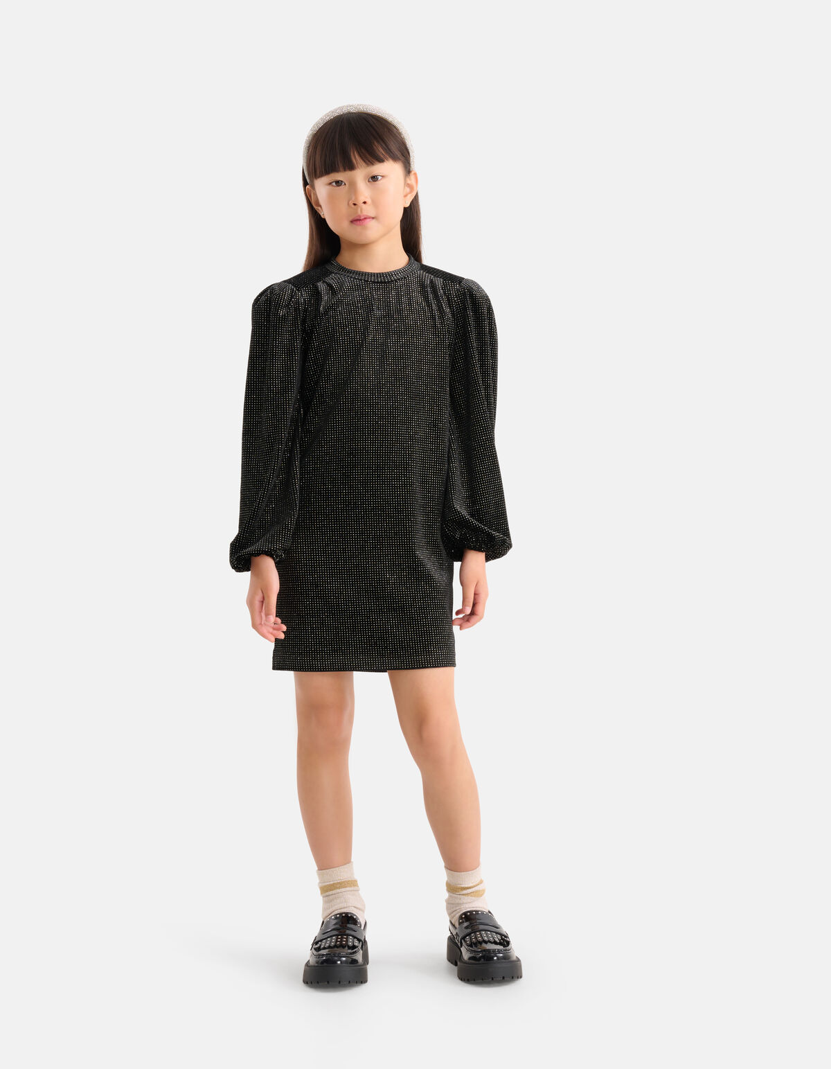 Strass Jurk Zwart SHOEBY GIRLS