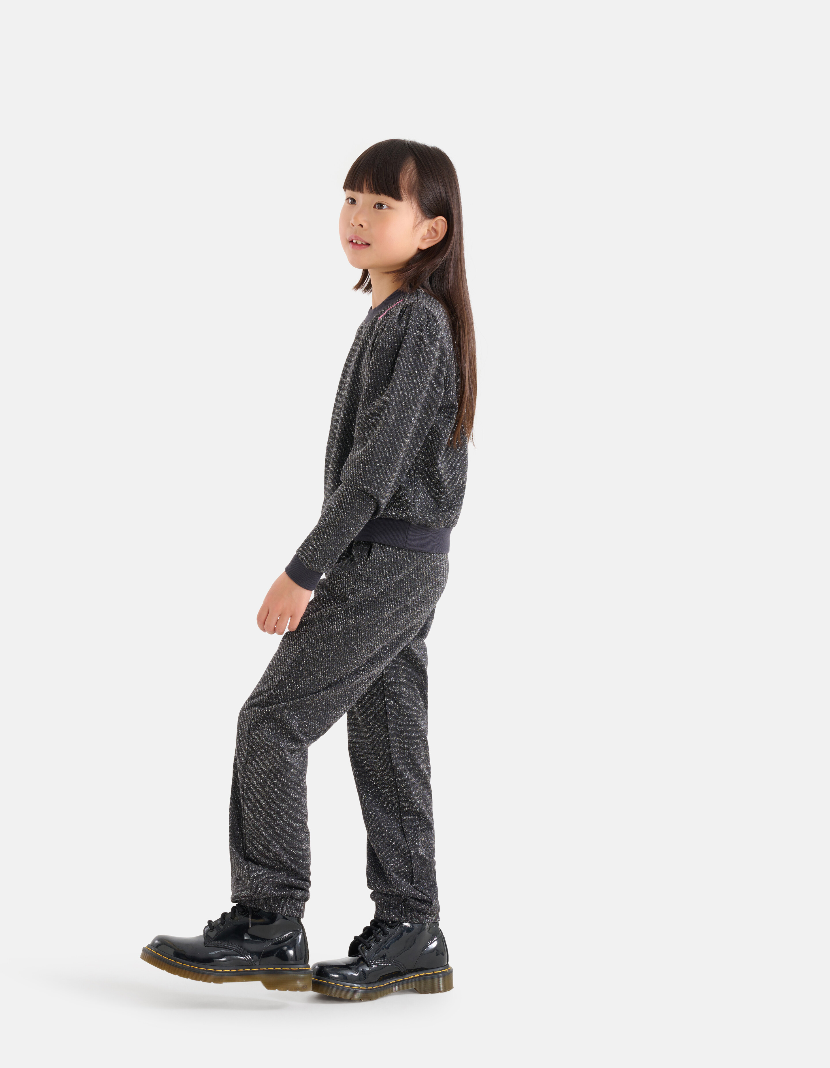 Glitter Sweater Donkergrijs SHOEBY GIRLS