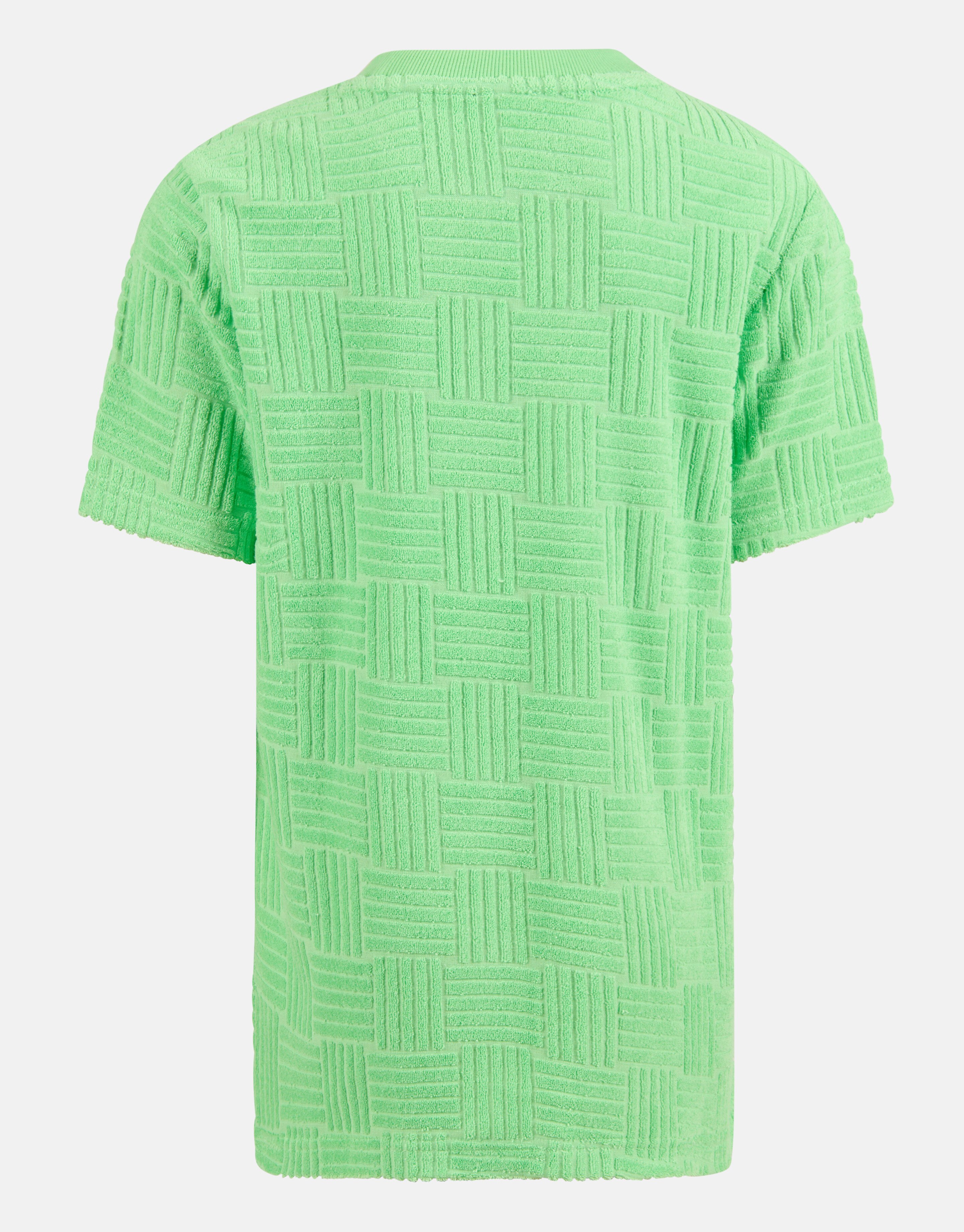 Towelling Block T-shirt Groen SHOEBY BOYS