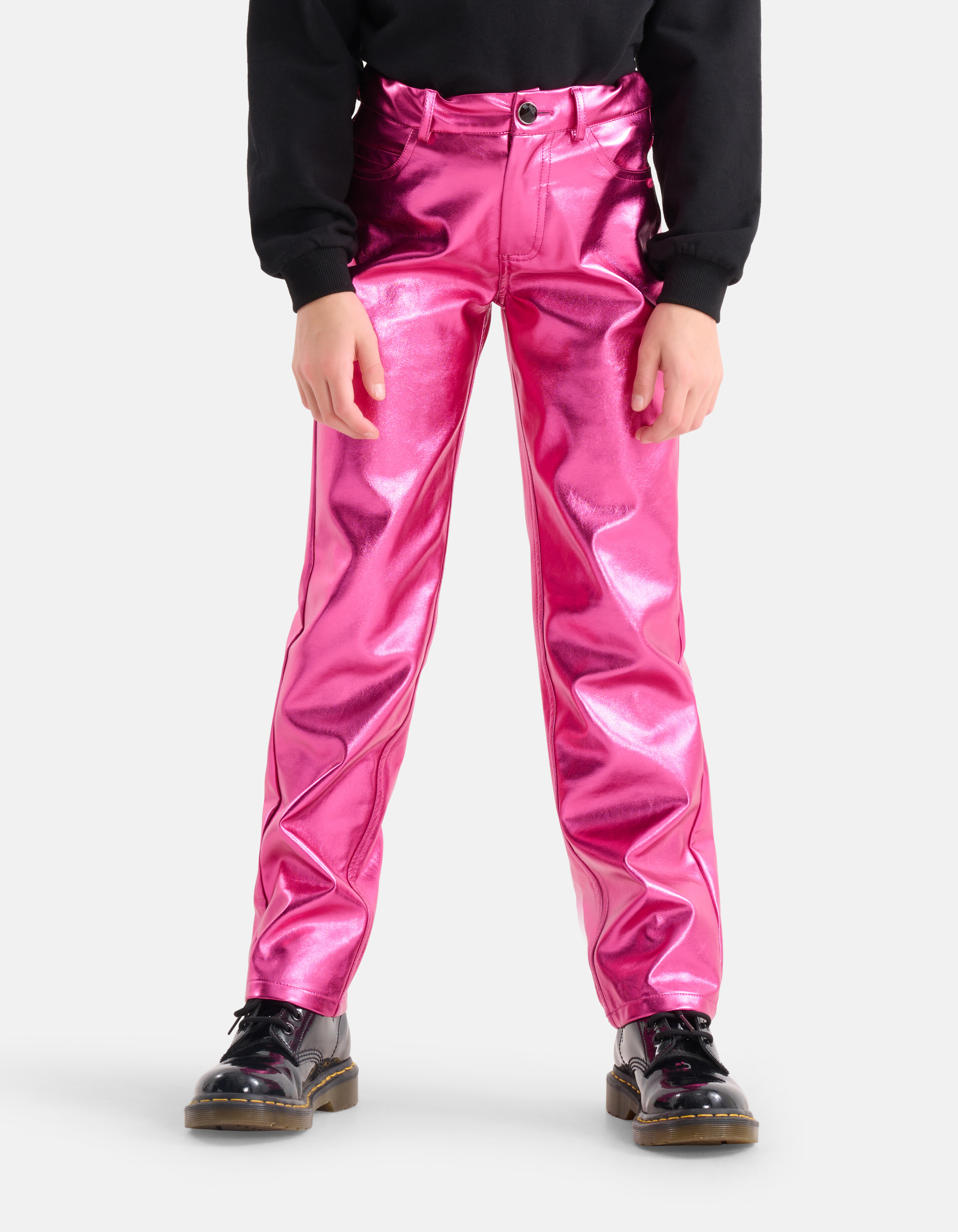 Metallic Coated Broek Roze SHOEBY GIRLS