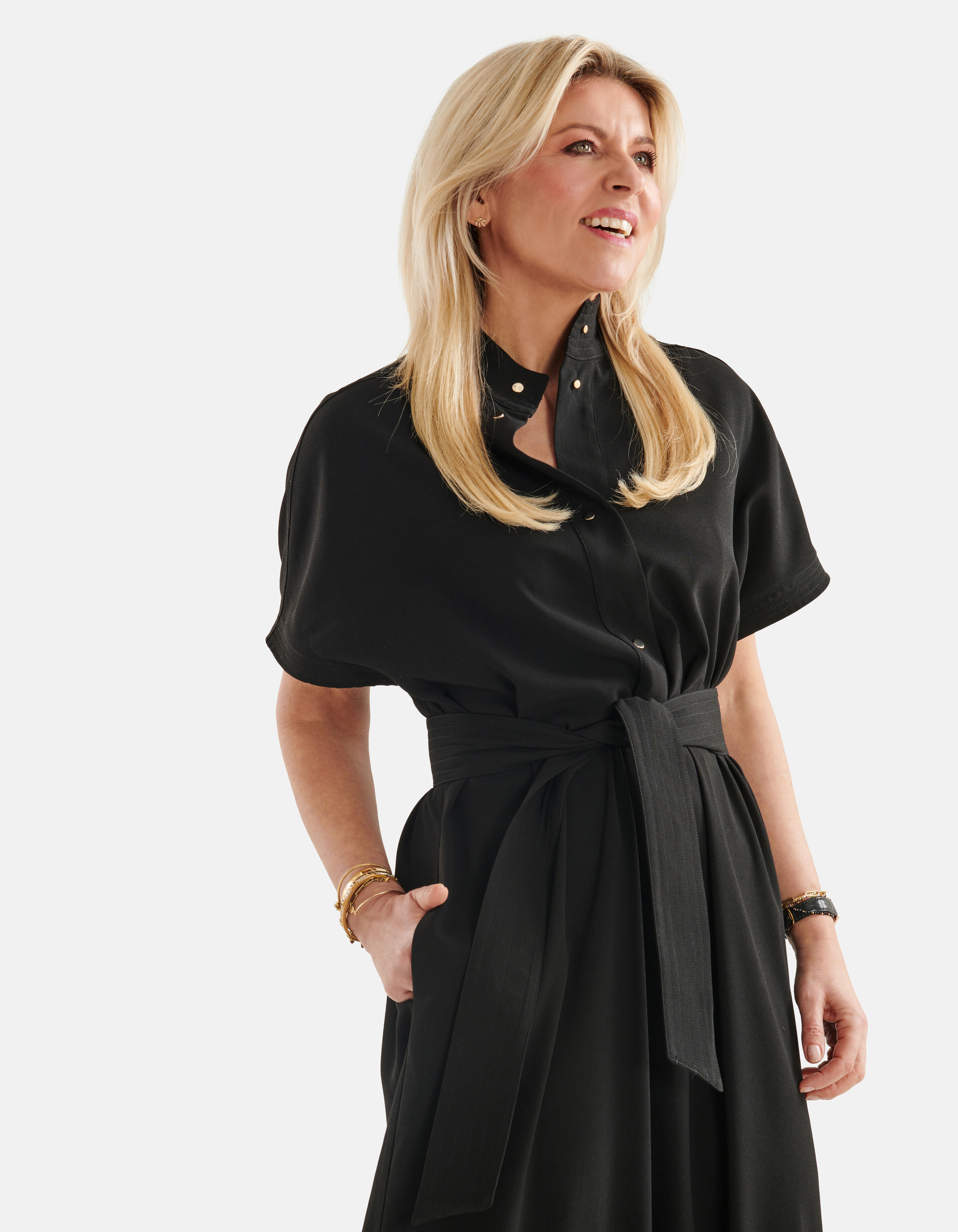 Kaftan Jurk Zwart By Lonneke SHOEBY WOMEN