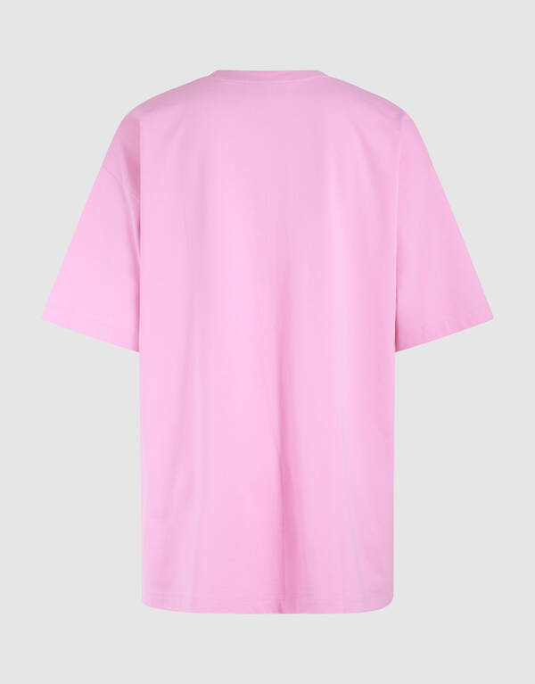 Oversized Artwork T-shirt Roze By Lizzy SHOEBY WOMEN
