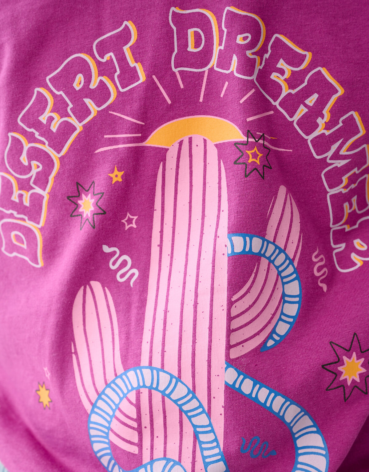 Artwork T-shirt Donkerroze SHOEBY GIRLS