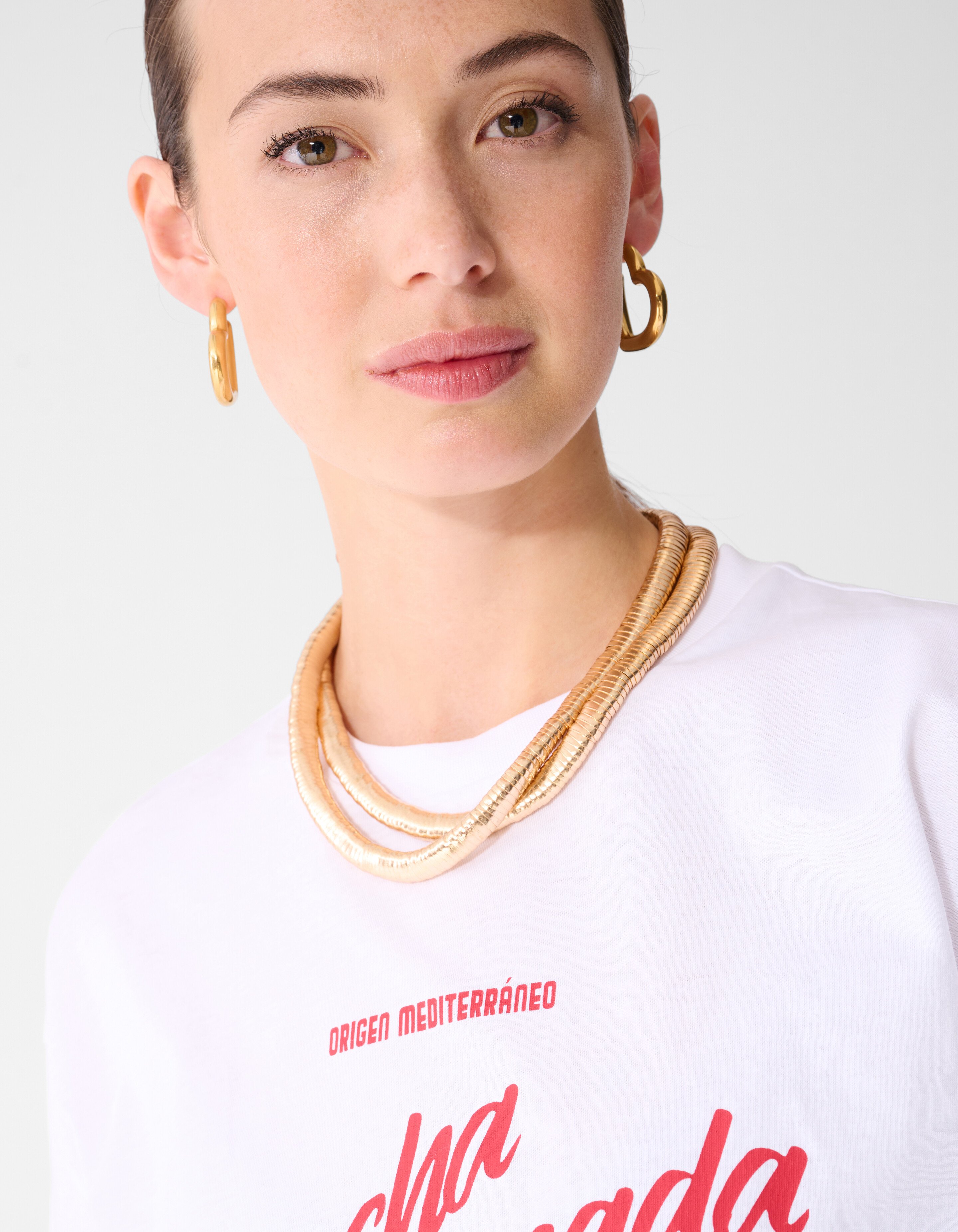 Granada Artwork T-shirt Wit SHOEBY WOMEN