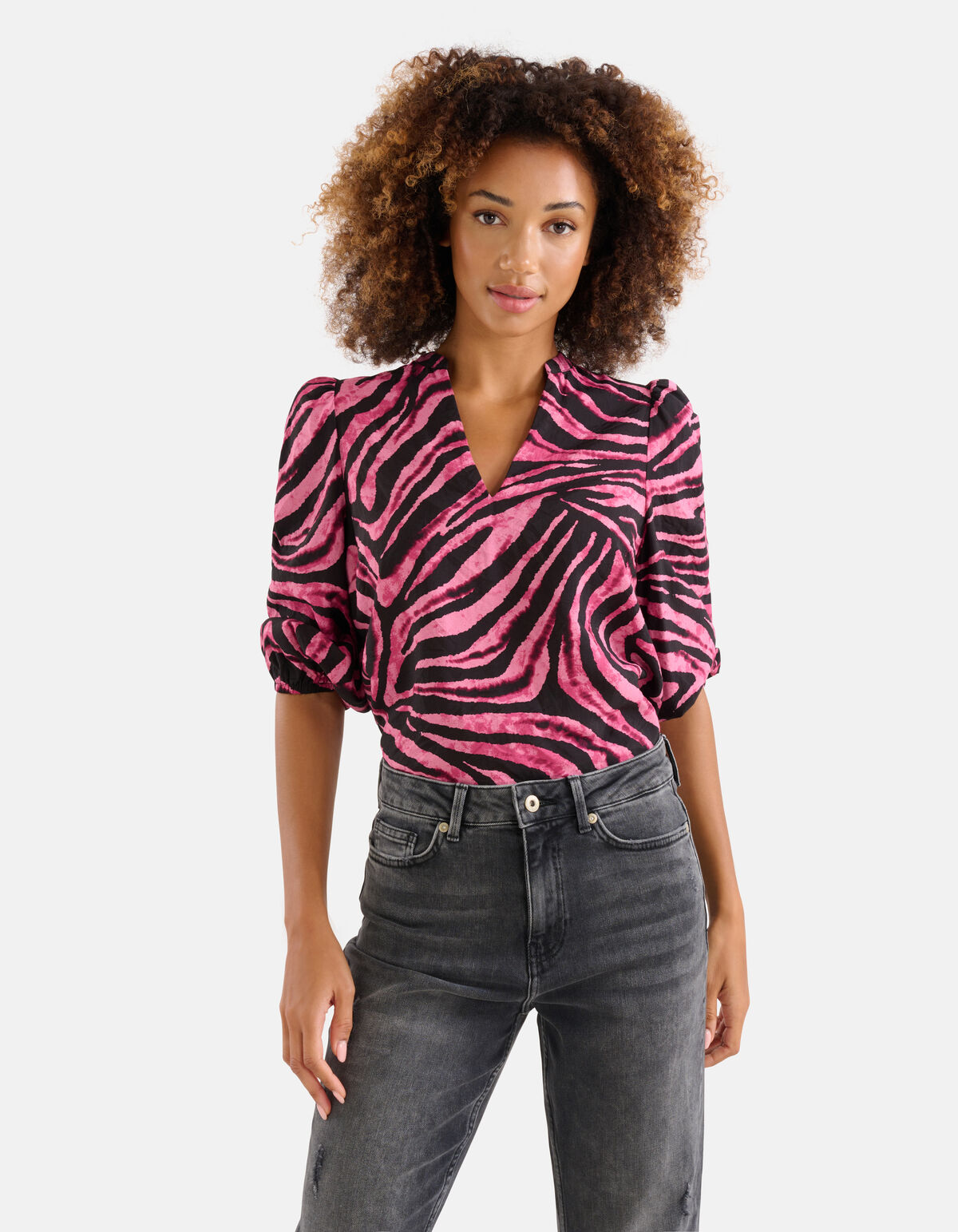 Zebraprint Top Roze SHOEBY WOMEN