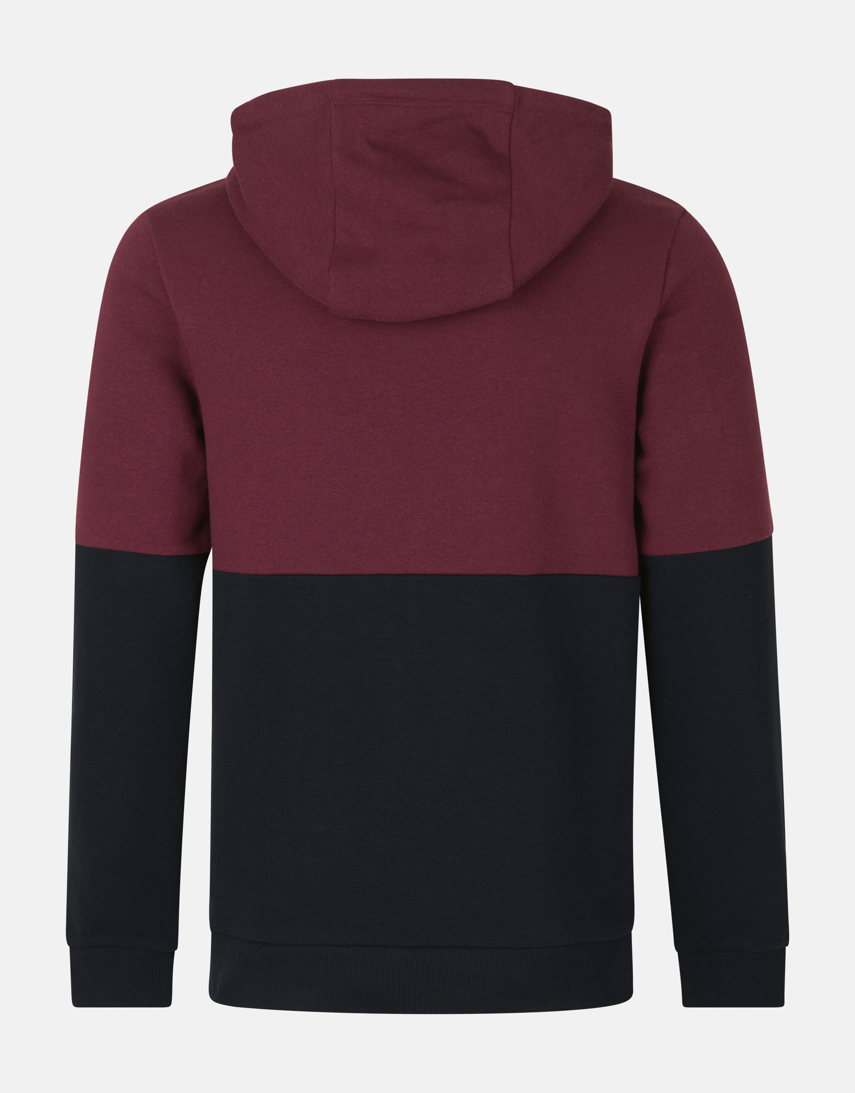 Gekleurde Contrast Hoodie Zwart SHOEBY MEN
