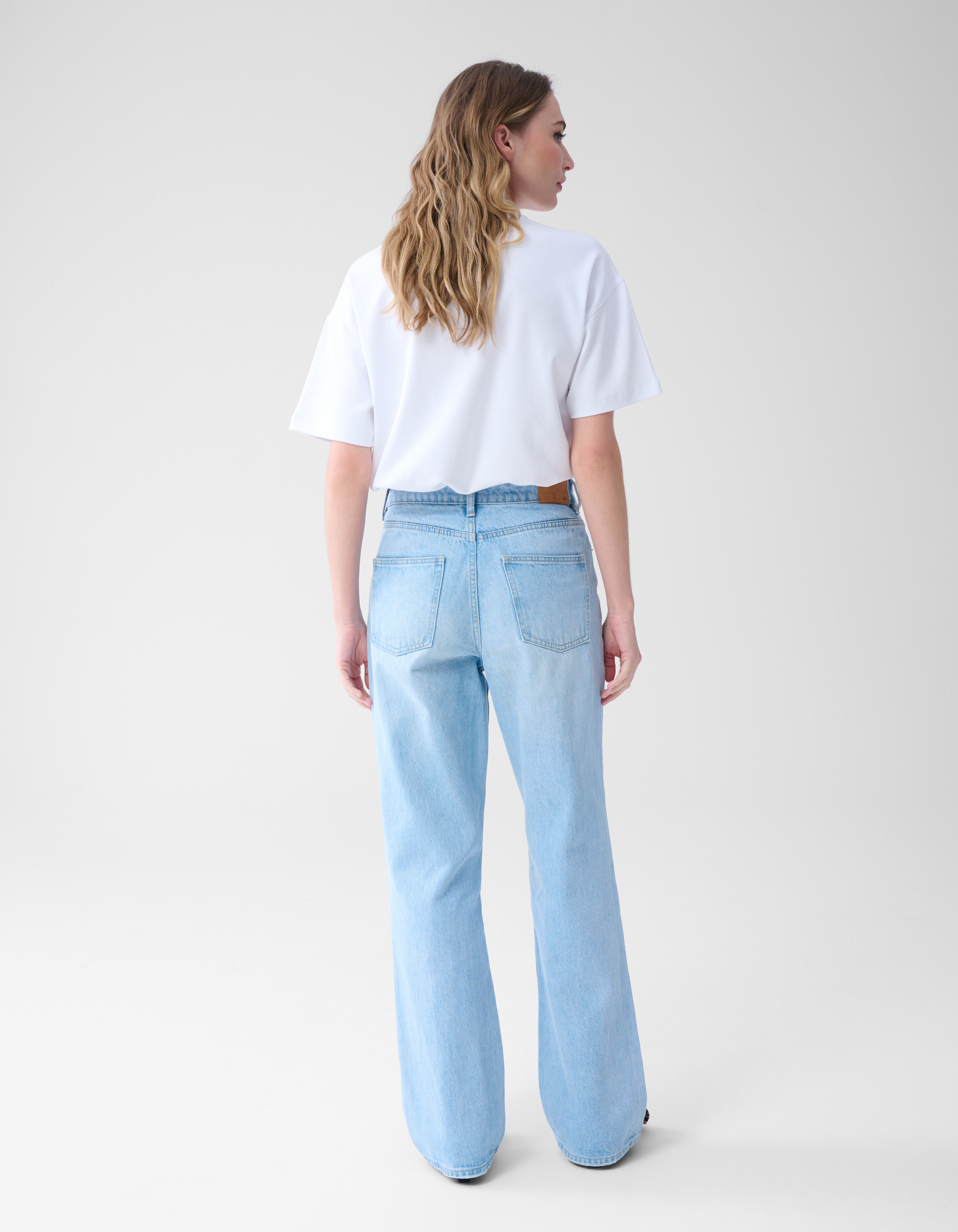 Wide Leg Jeans Bleached SHOEBY WOMEN