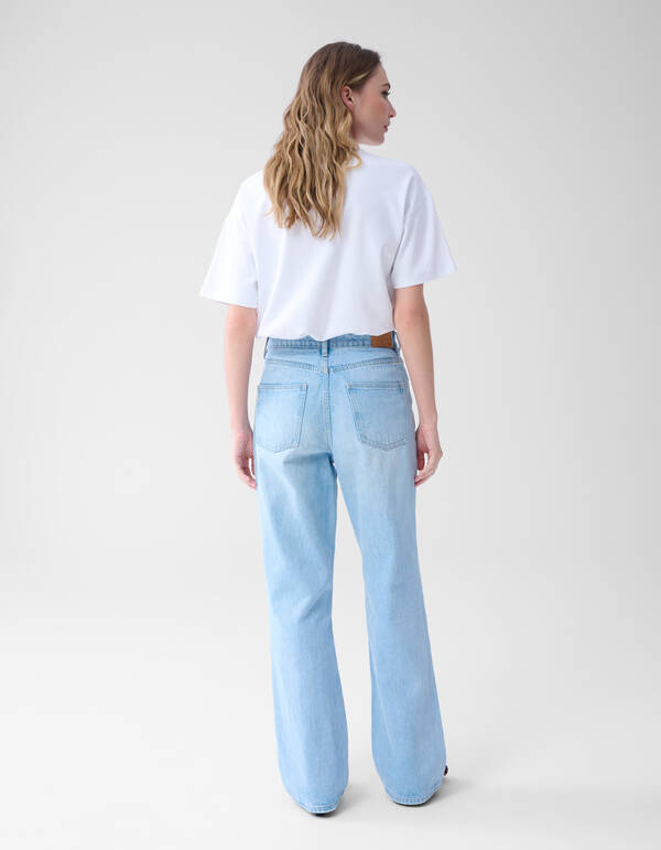 Wide Leg Jeans Bleached SHOEBY WOMEN