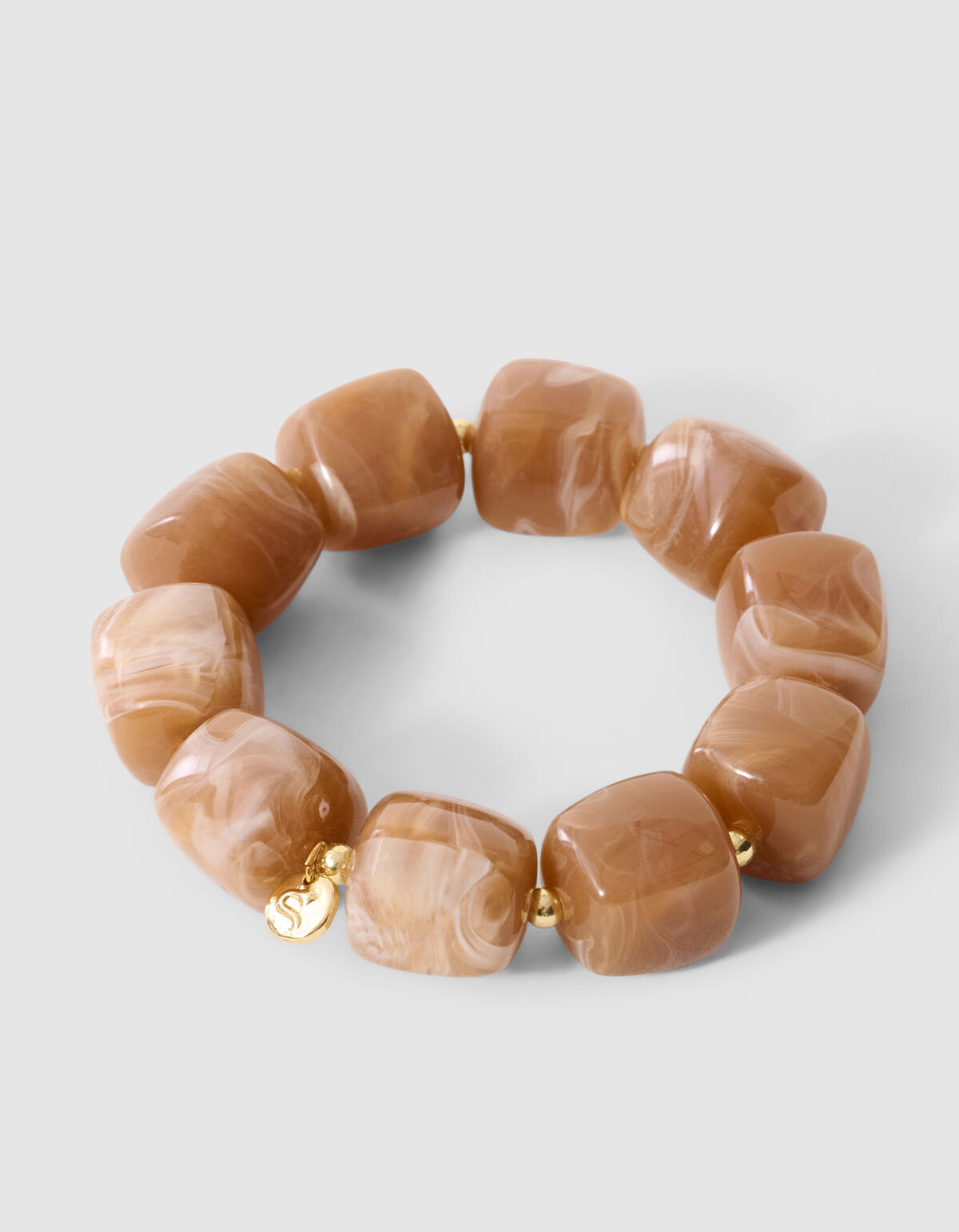 Stone Armband Bruin SHOEBY ACCESSOIRES