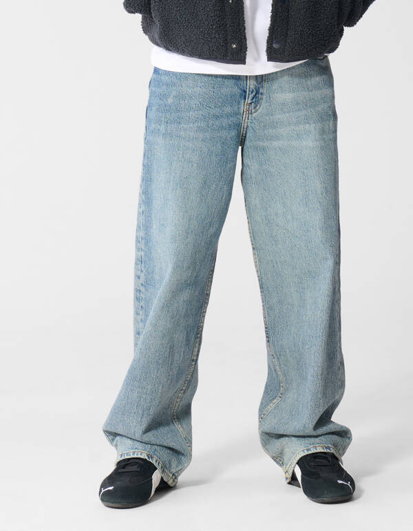 Ultra Baggy Fit Jeans Blauw SHOEBY BOYS