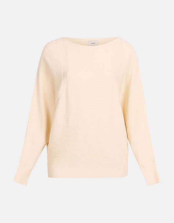 Oversized Trui Gebroken Wit SHOEBY WOMEN