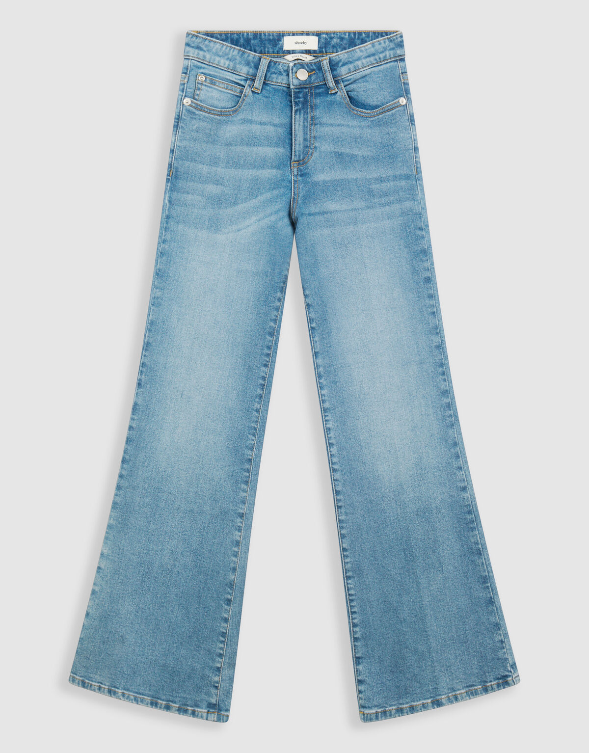 Flared Fit Jeans Blauw SHOEBY GIRLS