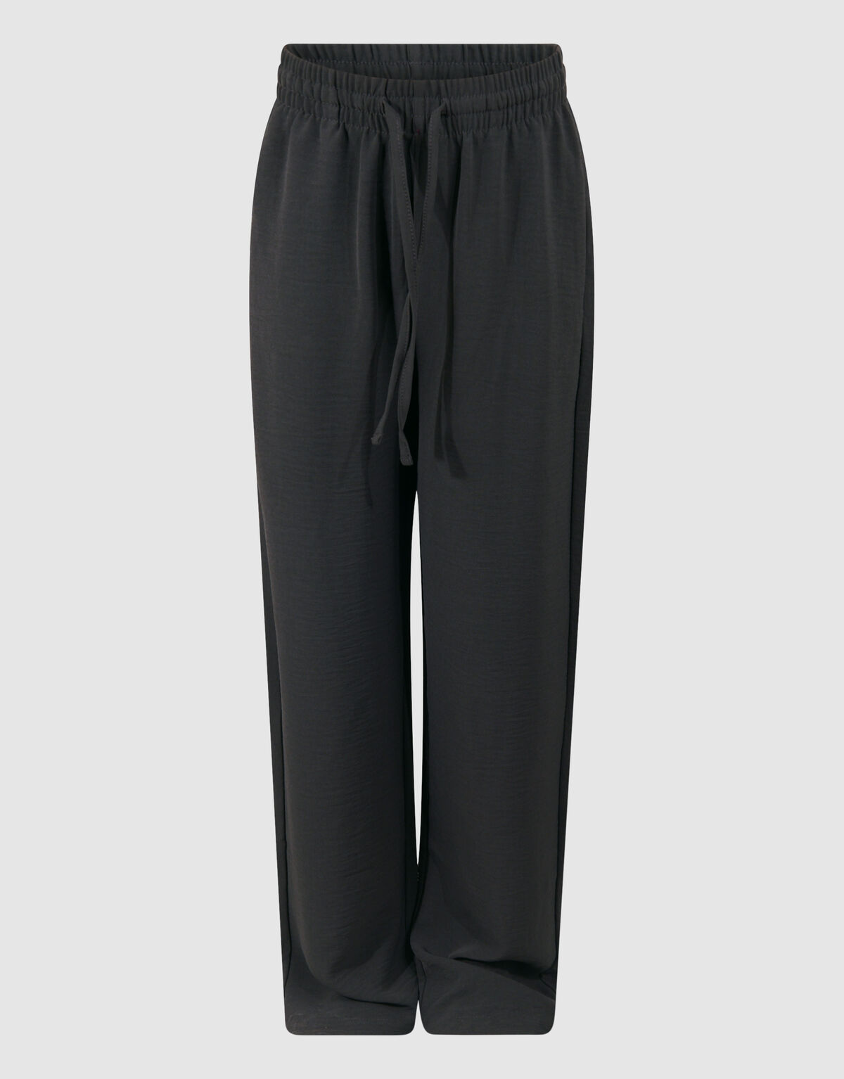 Twist Wide Leg Broek Donkergrijs SHOEBY GIRLS